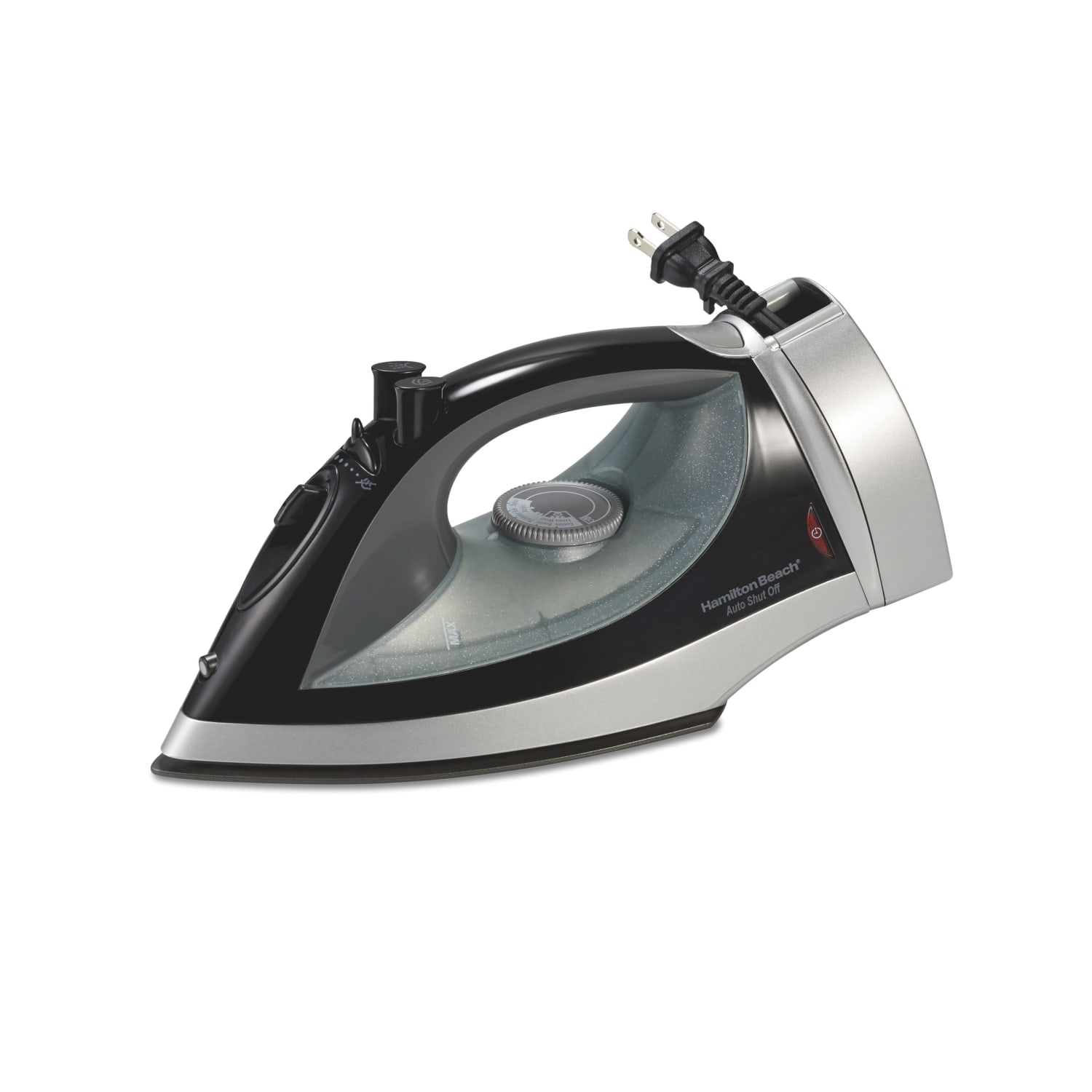 Hamilton Beach Mid-Size Nonstick Hospitality Iron With Retractable Cord, Black, 12-1/4in x 6in x 5-3/16in, Total Qty 1 - Image 3