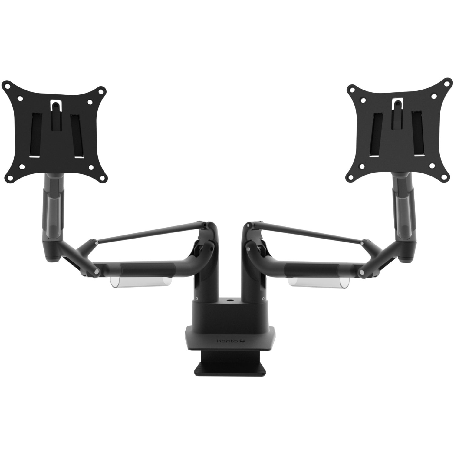Kanto DMS2000 Desk Mount for Monitor - Black - 2 Display(s) Supported - 32in Screen Support - 36.38 lb Load Capacity - 75 x 75, 100 x 100 - Aluminum - 1 - Image 3
