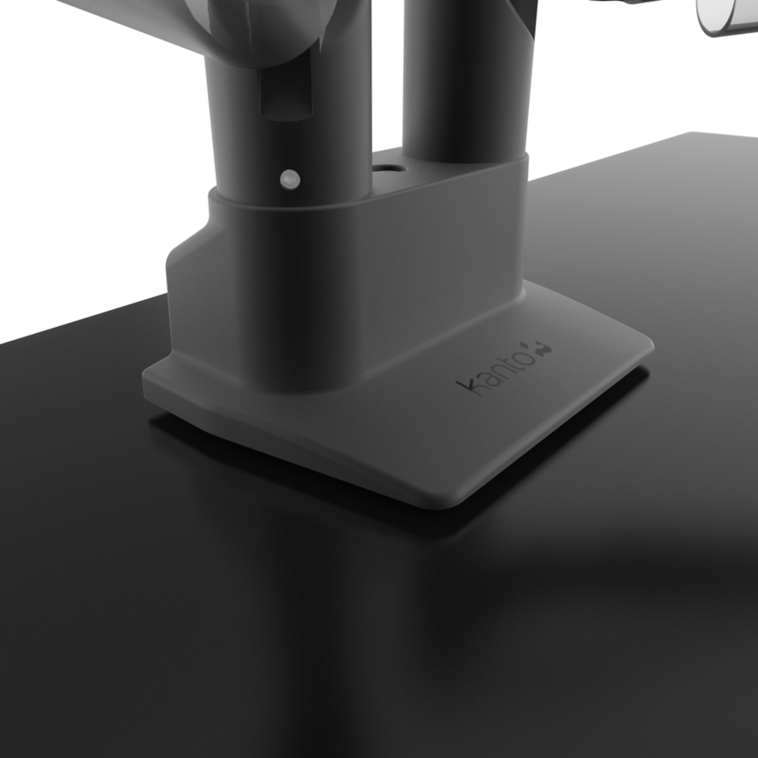 Kanto DMS2000 Desk Mount for Monitor - Black - 2 Display(s) Supported - 32in Screen Support - 36.38 lb Load Capacity - 75 x 75, 100 x 100 - Aluminum - 1 - Image 5