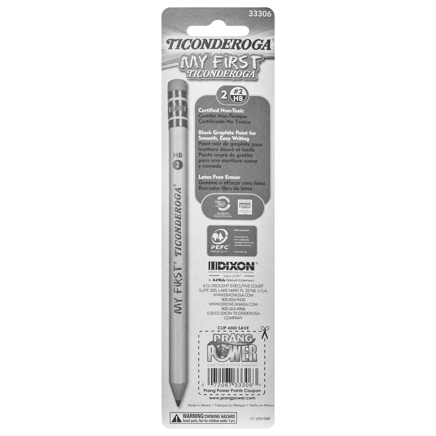 Ticonderoga My First Pencils, Sharpened, No. 2/Soft, Yellow, 2 Pencils Per Pack, Set Of 12 Packs - Image 4