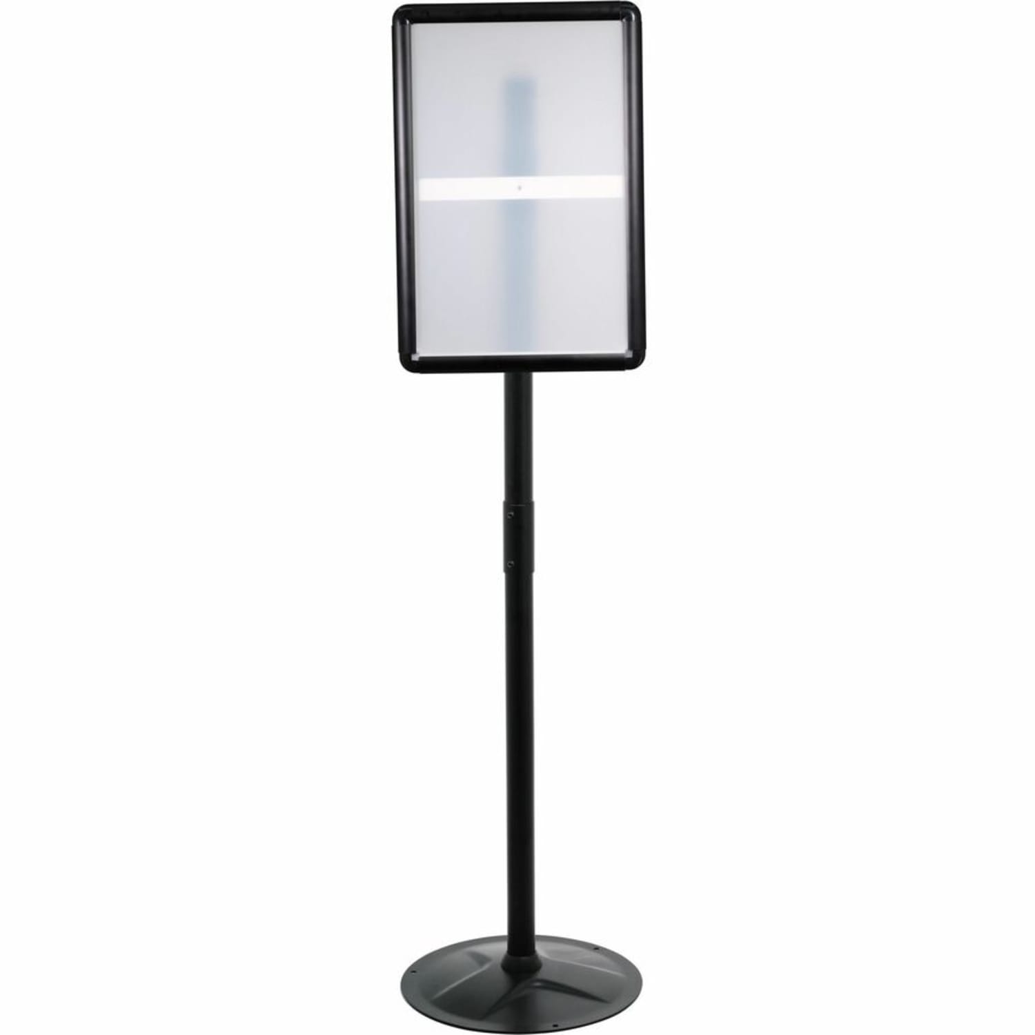 Kantek Floor Stand Sign Holder, Portrait/Landscape, 51inH, Black - Image 3