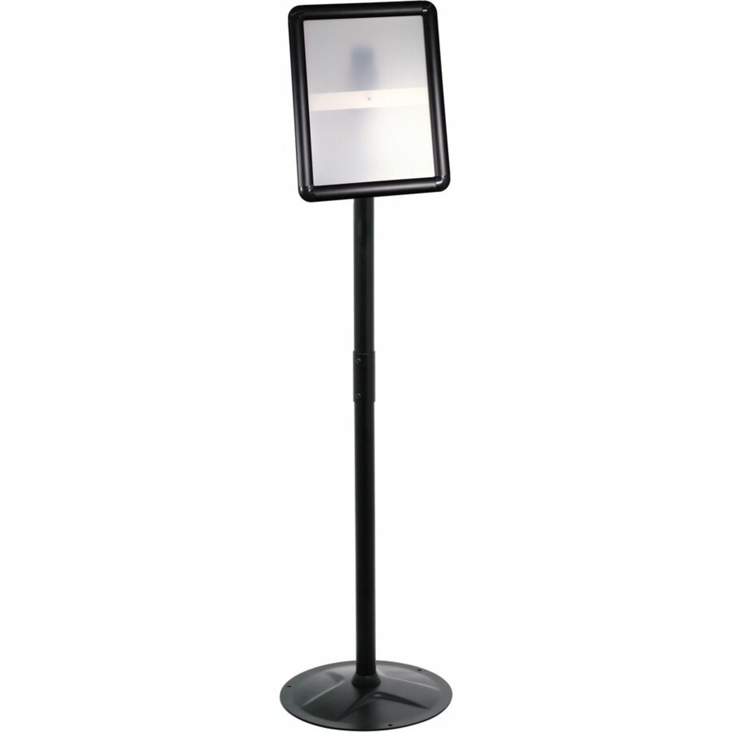Kantek Floor Stand Sign Holder, Portrait/Landscape, 51inH, Black - Image 4