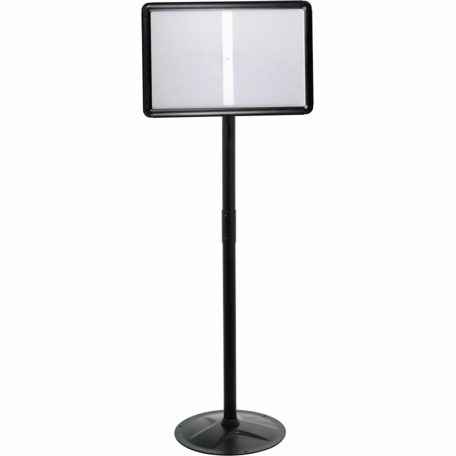 Kantek Floor Stand Sign Holder, Portrait/Landscape, 51inH, Black - Image 5