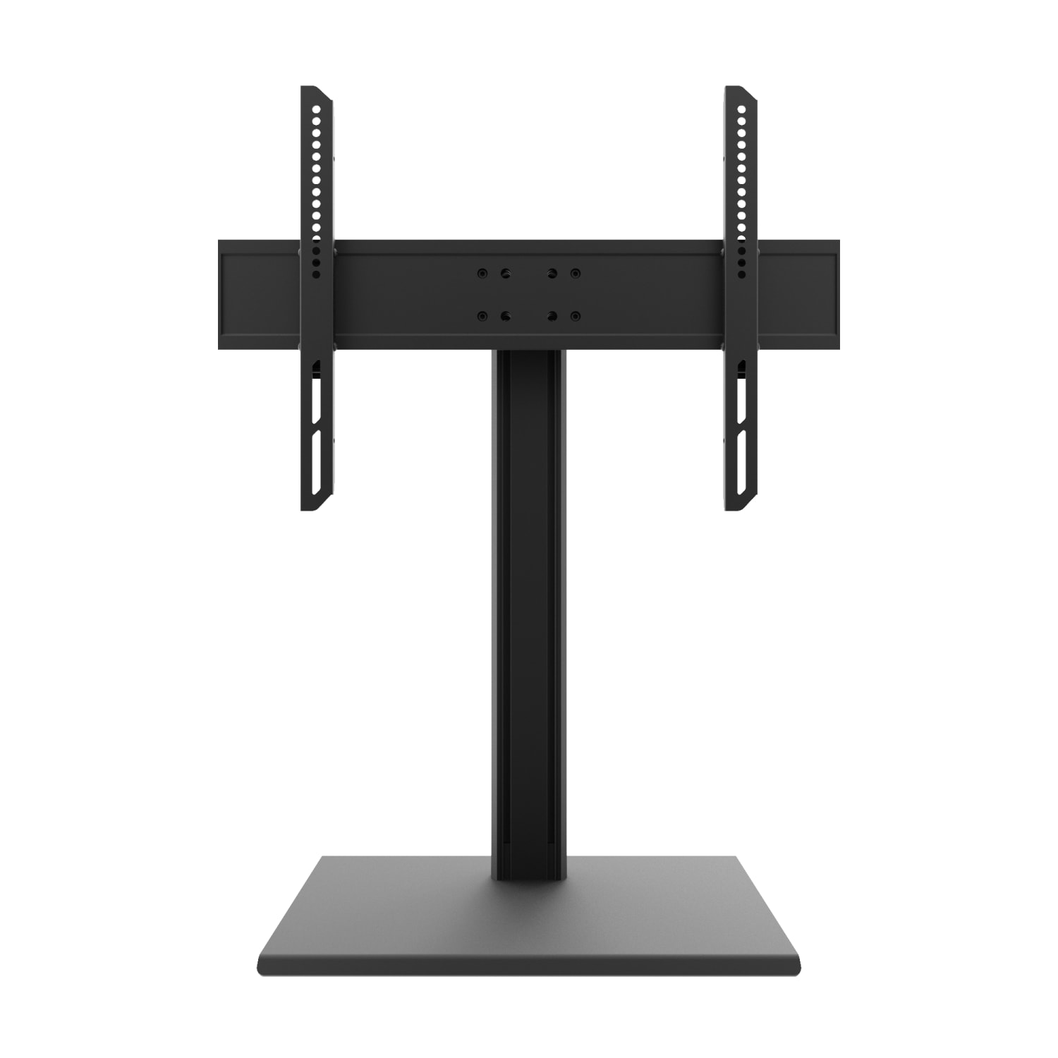 Kanto TTS100 Universal Tabletop TV Stand for 37-inch to 60-inch VESA Compatible TVs - Up to 65in Screen Support - 88 lb Load Capacity - 35.80in Height x 26.30in Width x 12.60in Depth - Tabletop - Steel, Aluminum - Black - Cable Management - Image 3