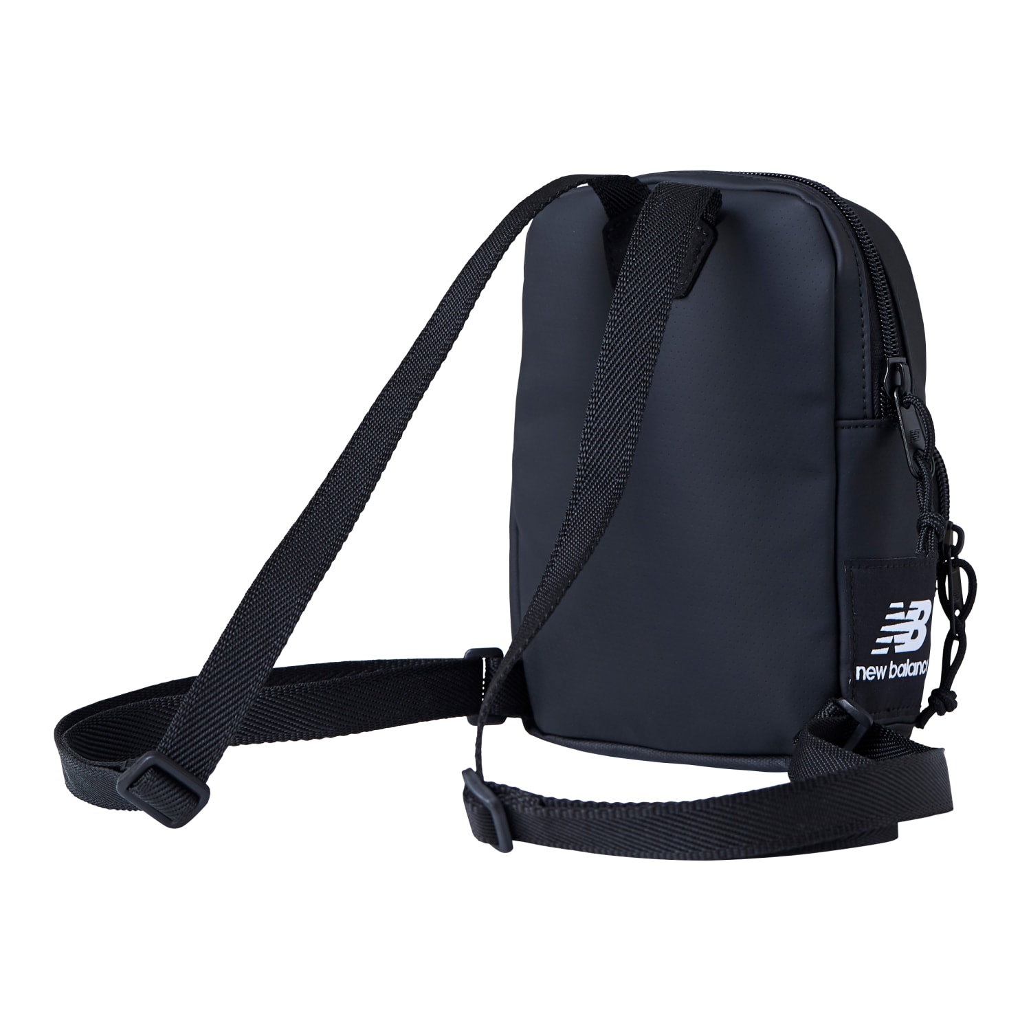 New Balance Legacy Micro Backpack, 7-1/8inH x 16-15/16inW x 2-1/4inD, Black/Red - Image 6