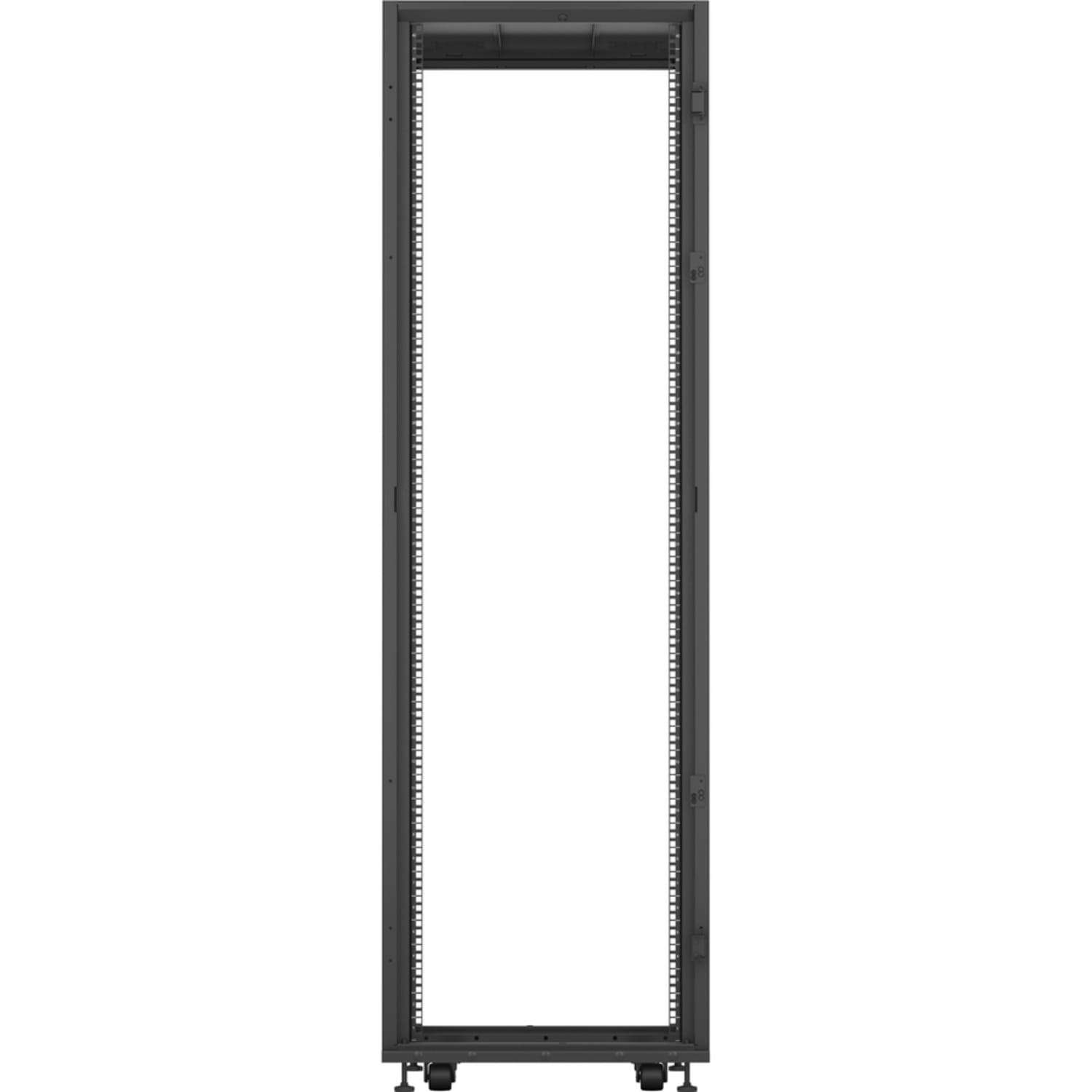 Vertiv VR Rack - 42U Server Rack Enclosure| 600x1100mm| 19-inch Cabinet (VR3100) - 2000x600x1100mm (HxWxD)| 77% perforated doors| Sides| Casters - Image 6
