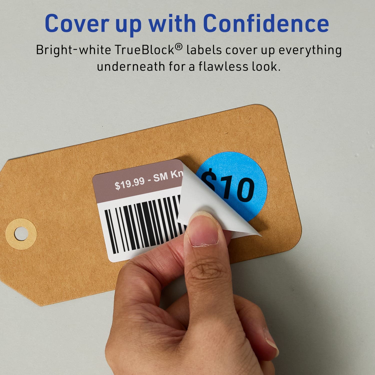 Avery Print-To-The-Edge TrueBlock Labels With Sure Feed, 94233-TWMP50, Rectangle, 1-13/16in x 2-3/16in, Matte White, Pack Of 600 - Image 4