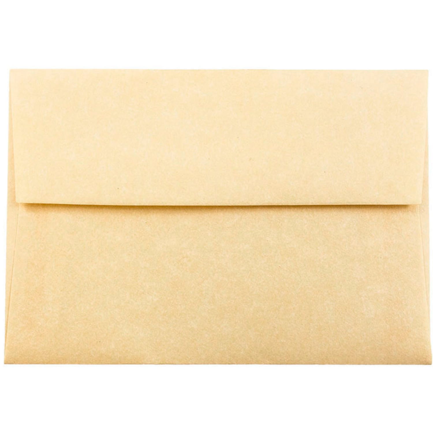 JAM Paper Stationery Set, 4 3/4in x 6 1/2in, 30% Recycled, Antique Gold/White, Set Of 25 Cards And Envelopes - Image 3