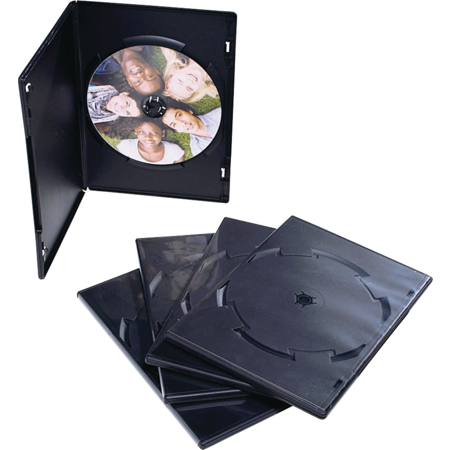 Verbatim DVD Trim Cases, Black, Pack Of 50 Cases - Image 4