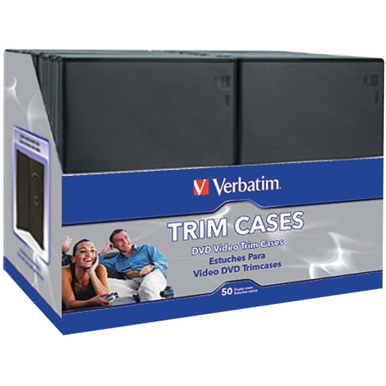Verbatim DVD Trim Cases, Black, Pack Of 50 Cases - Image 5