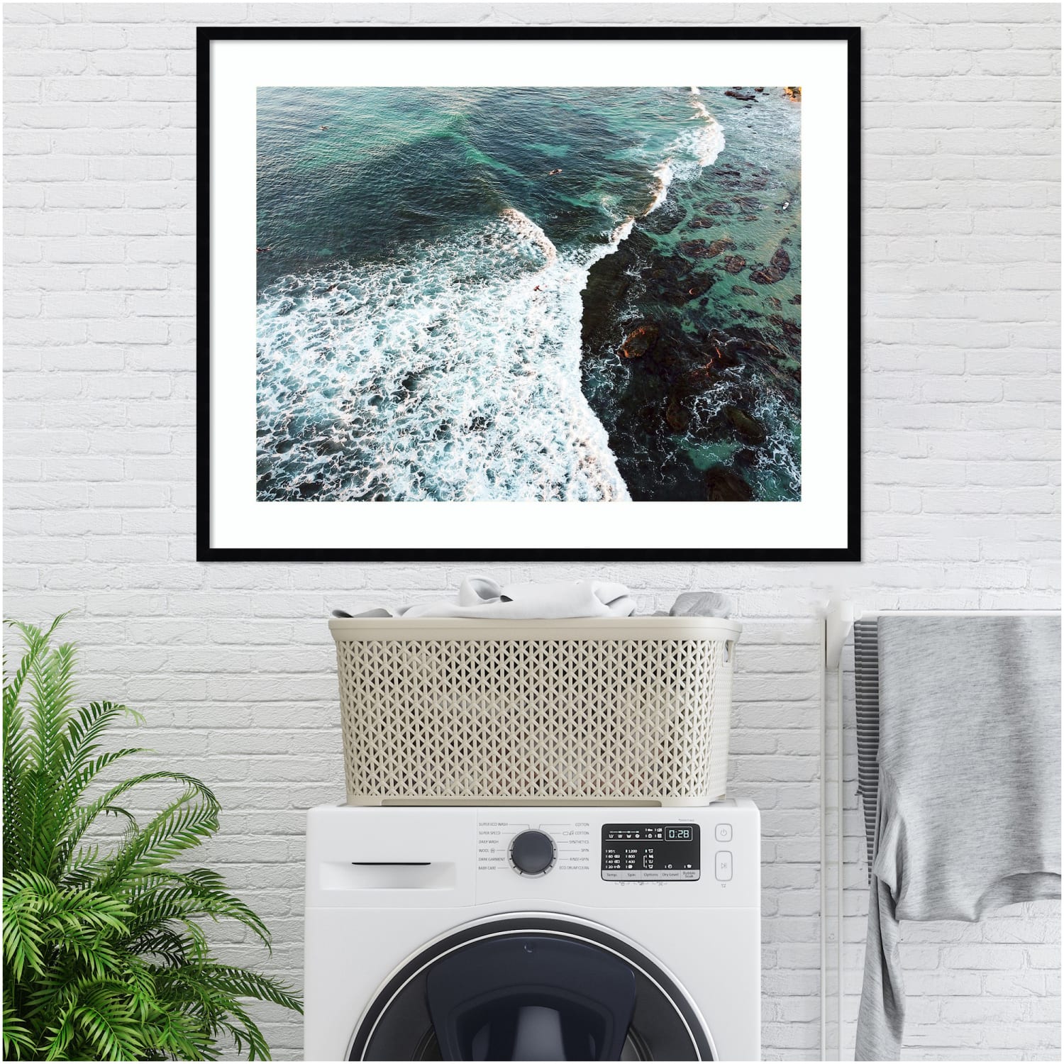 Amanti Art La Jolla 3 by Rachel Dowd Wood Framed Wall Art Print, 41inW x 33inH, Black - Image 3