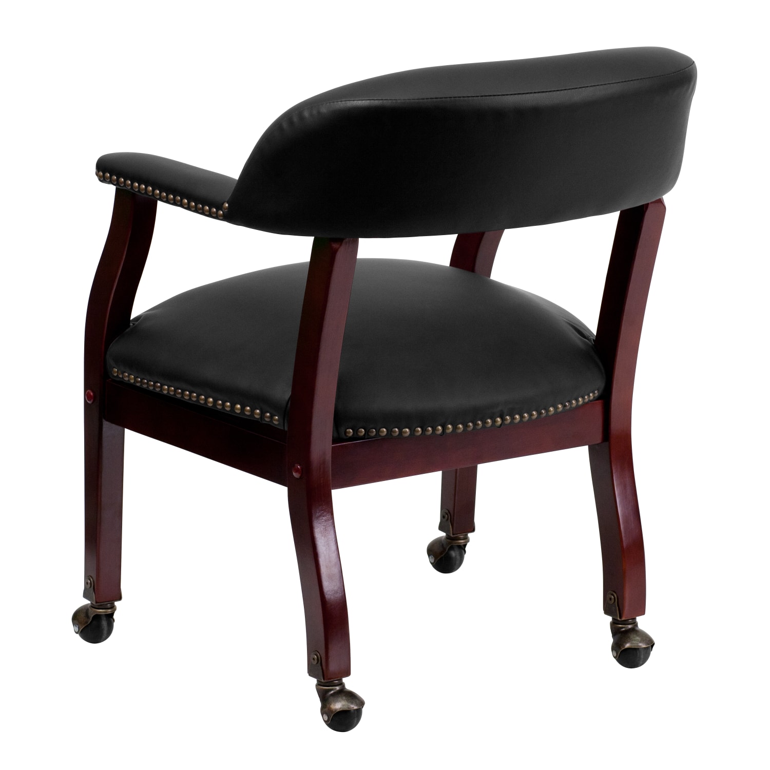 Flash Furniture Leathersoft Conference Chairs, Black - Image 8