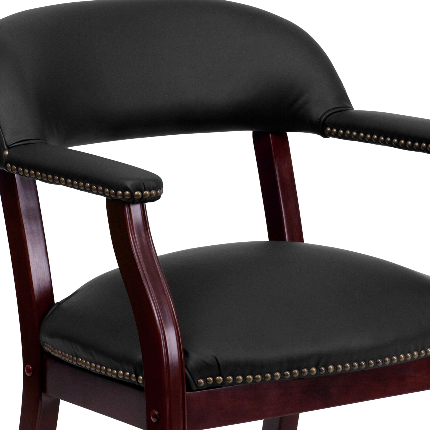 Flash Furniture Leathersoft Conference Chairs, Black - Image 9