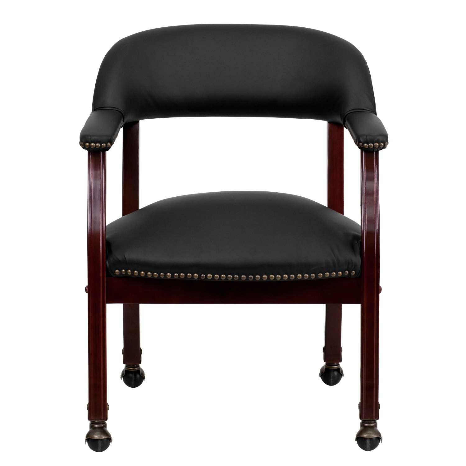 Flash Furniture Leathersoft Conference Chairs, Black - Image 11