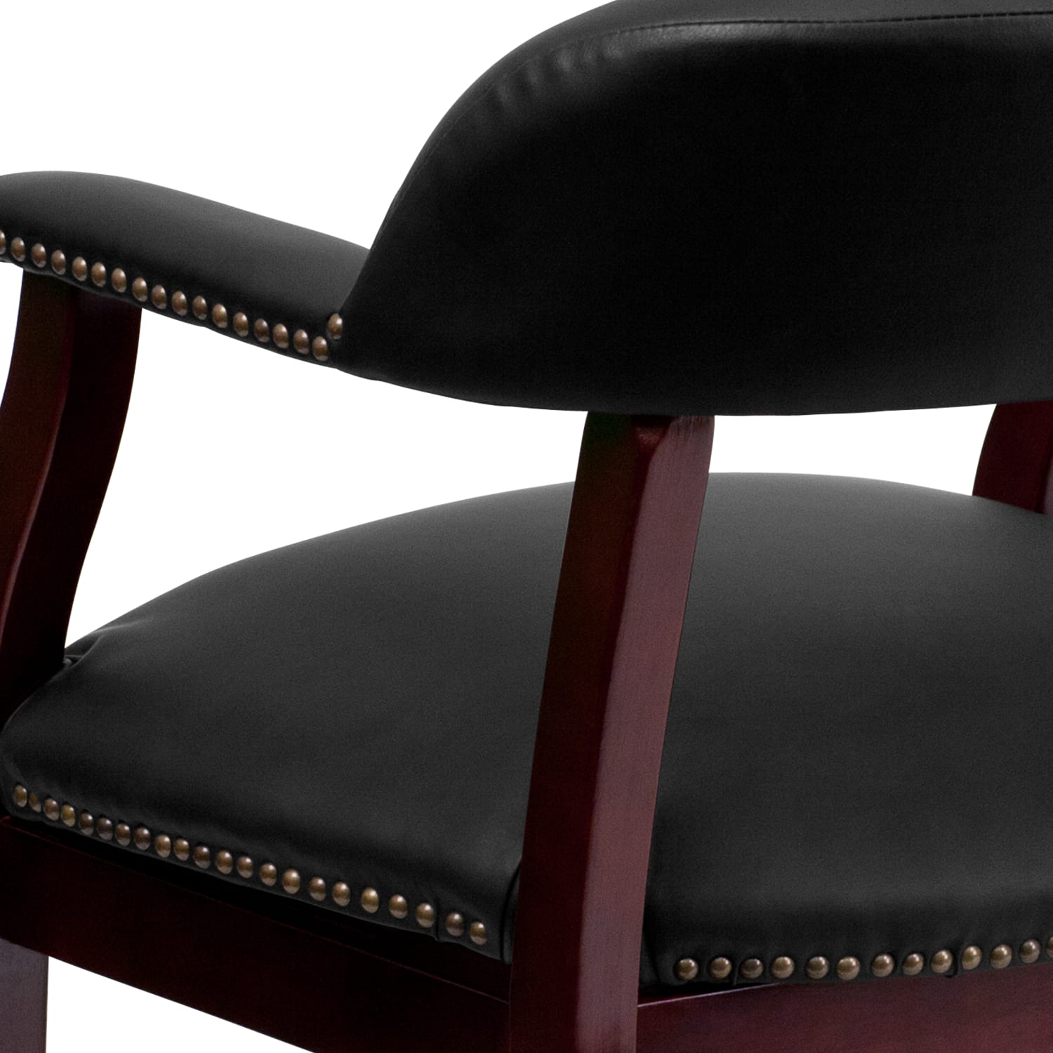 Flash Furniture Leathersoft Conference Chairs, Black - Image 12