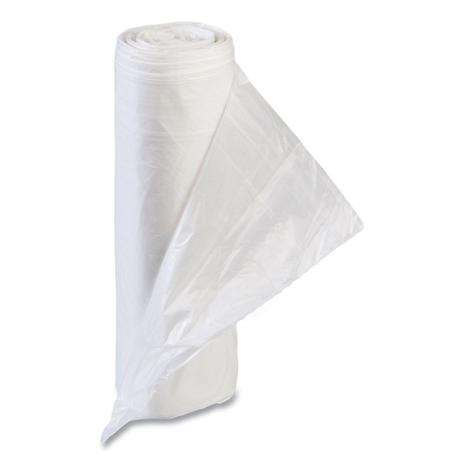 Inteplast Group Draw-Tuff Institutional Draw-Tape Can Liners, Drawstring, 23 gal, 1 mil, 38in x 28.5in, Natural, 25 Bags/Roll, 6 Rolls/Carton - Image 4