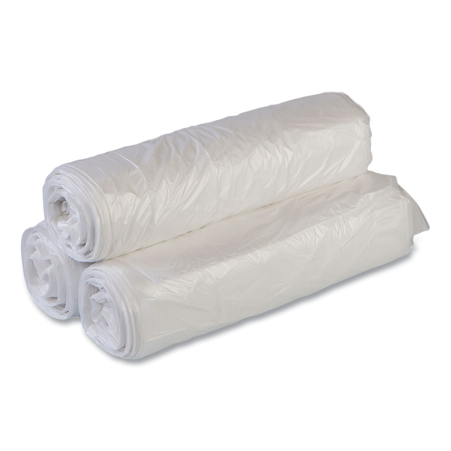 Inteplast Group Draw-Tuff Institutional Draw-Tape Can Liners, Drawstring, 23 gal, 1 mil, 38in x 28.5in, Natural, 25 Bags/Roll, 6 Rolls/Carton - Image 5