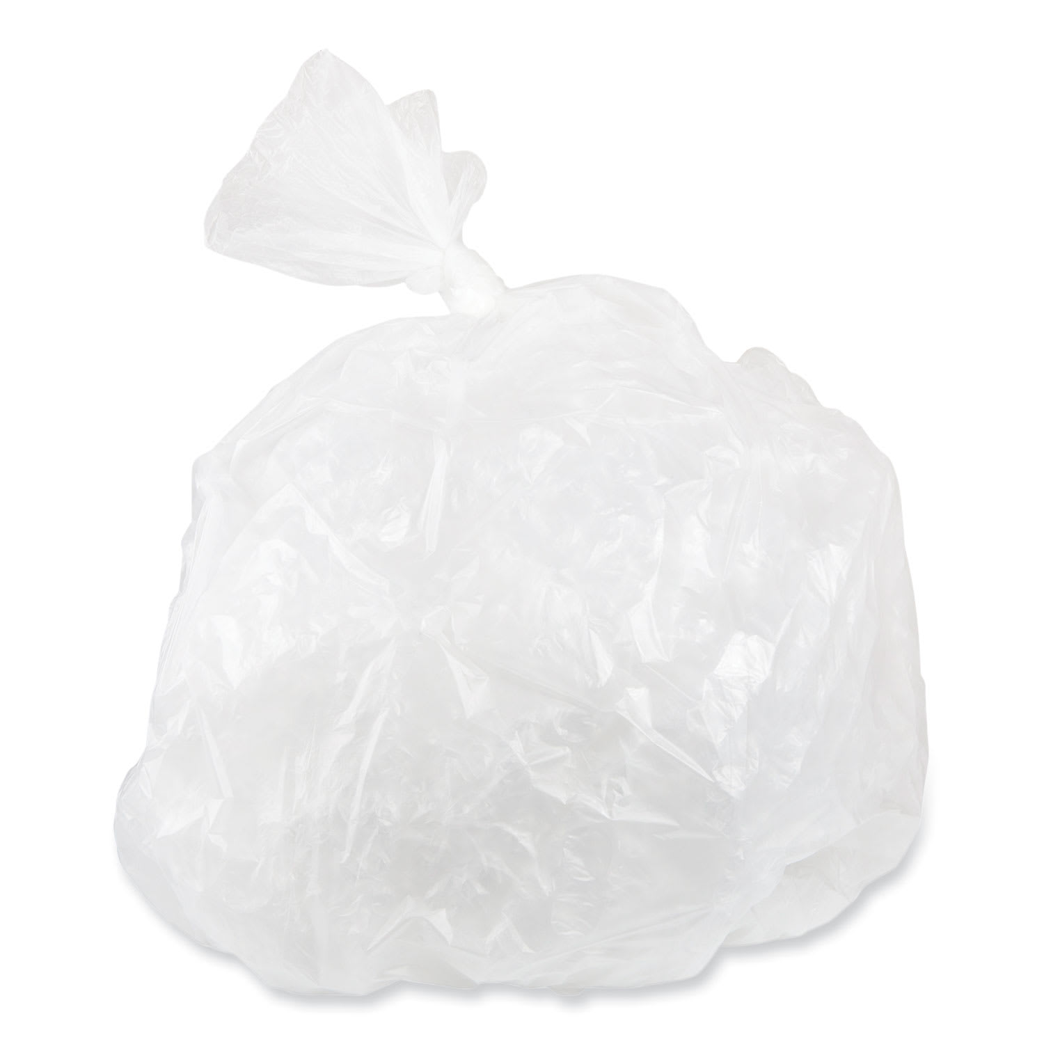 Inteplast Group Draw-Tuff Institutional Draw-Tape Can Liners, Drawstring, 23 gal, 1 mil, 38in x 28.5in, Natural, 25 Bags/Roll, 6 Rolls/Carton - Image 6