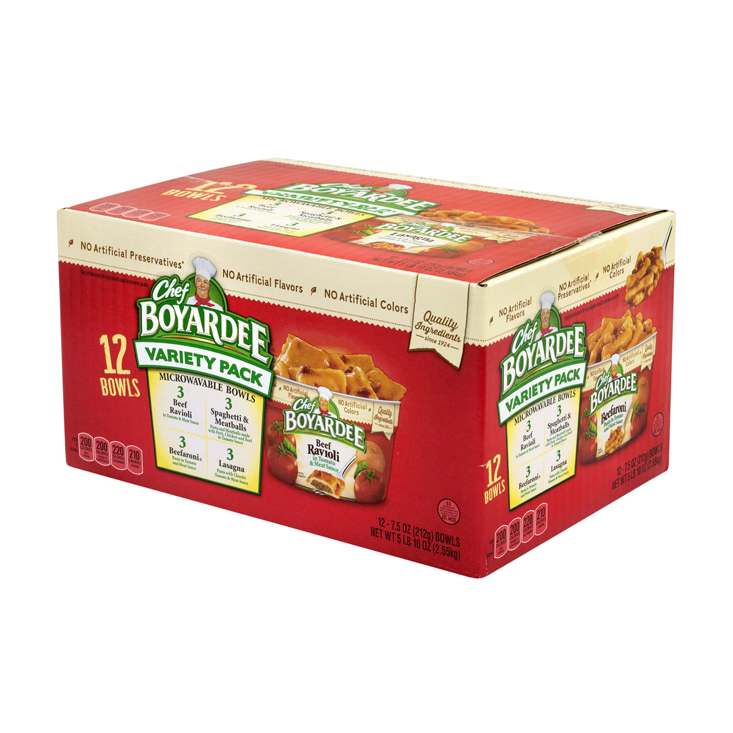 Chef Boyardee Microwavable Bowls, 7.5 Oz, Variety Pack Of 12 Bowls - Image 4