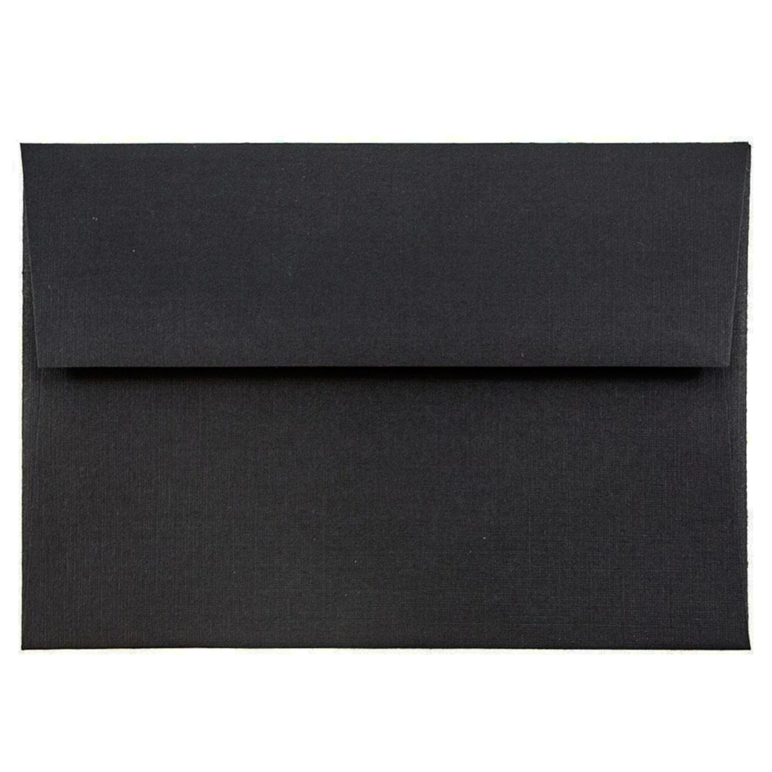 JAM Paper Stationery Set, 4 3/4in x 6 1/2in, 30% Recycled, Black/White, Set Of 25 Cards And Envelopes - Image 3