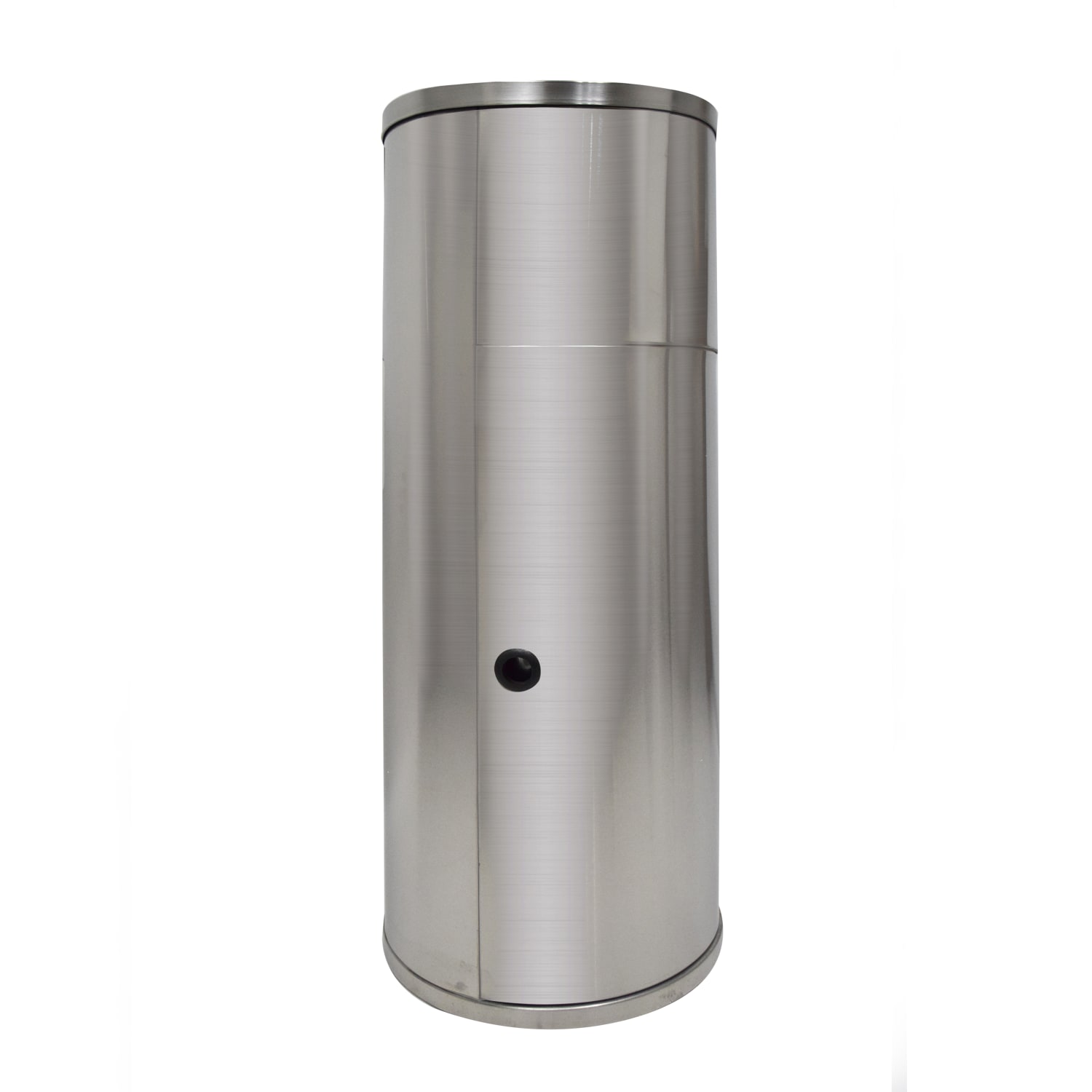 Hospeco Floor Wet Wipe Dispenser With Wastebasket, 17inH x 17inW x 38inD, Silver