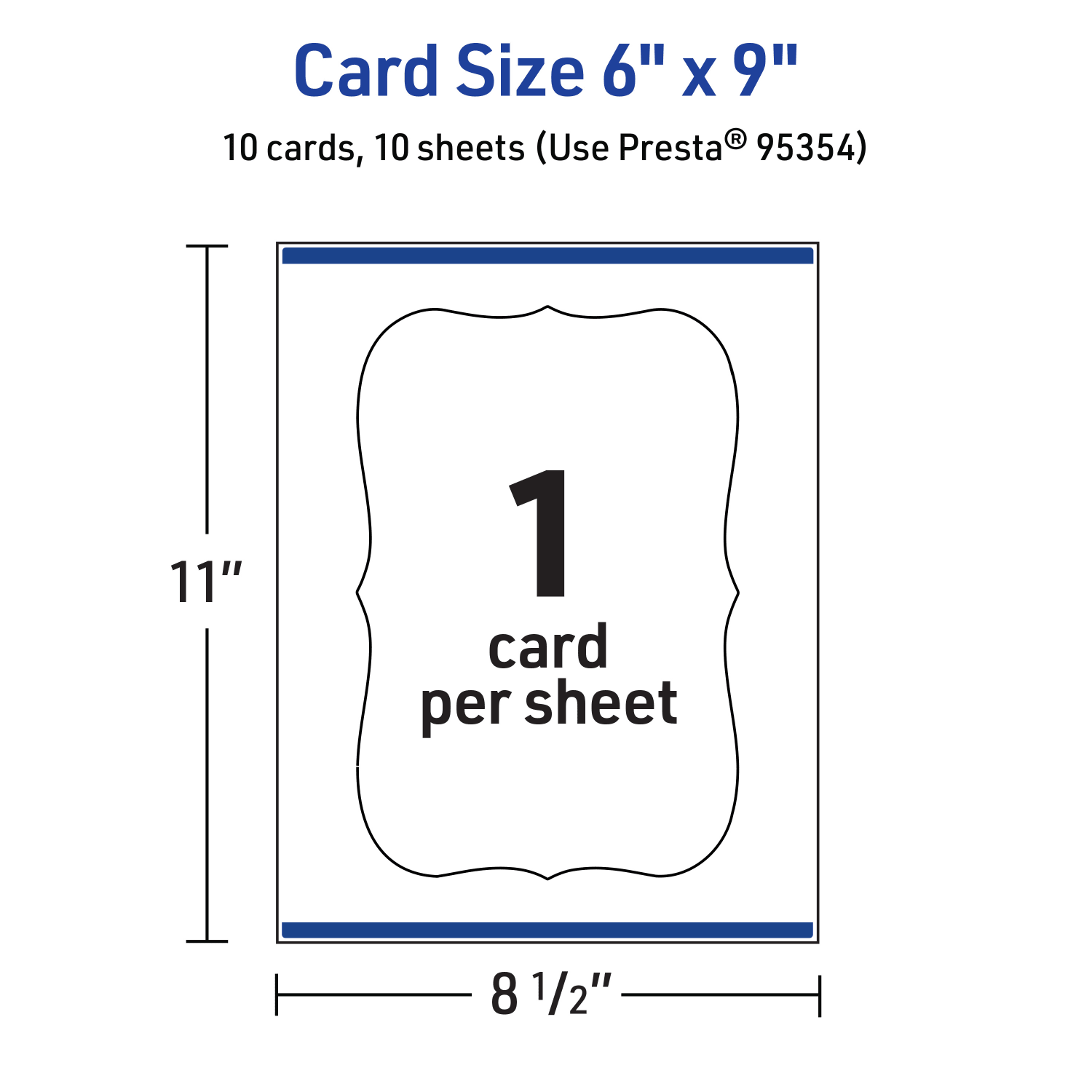 Avery Printable Postcards With Sure Feed Technology, 6in x 9in Rectangle Flourished Edge, Glossy White, Pack Of 10 - Image 6