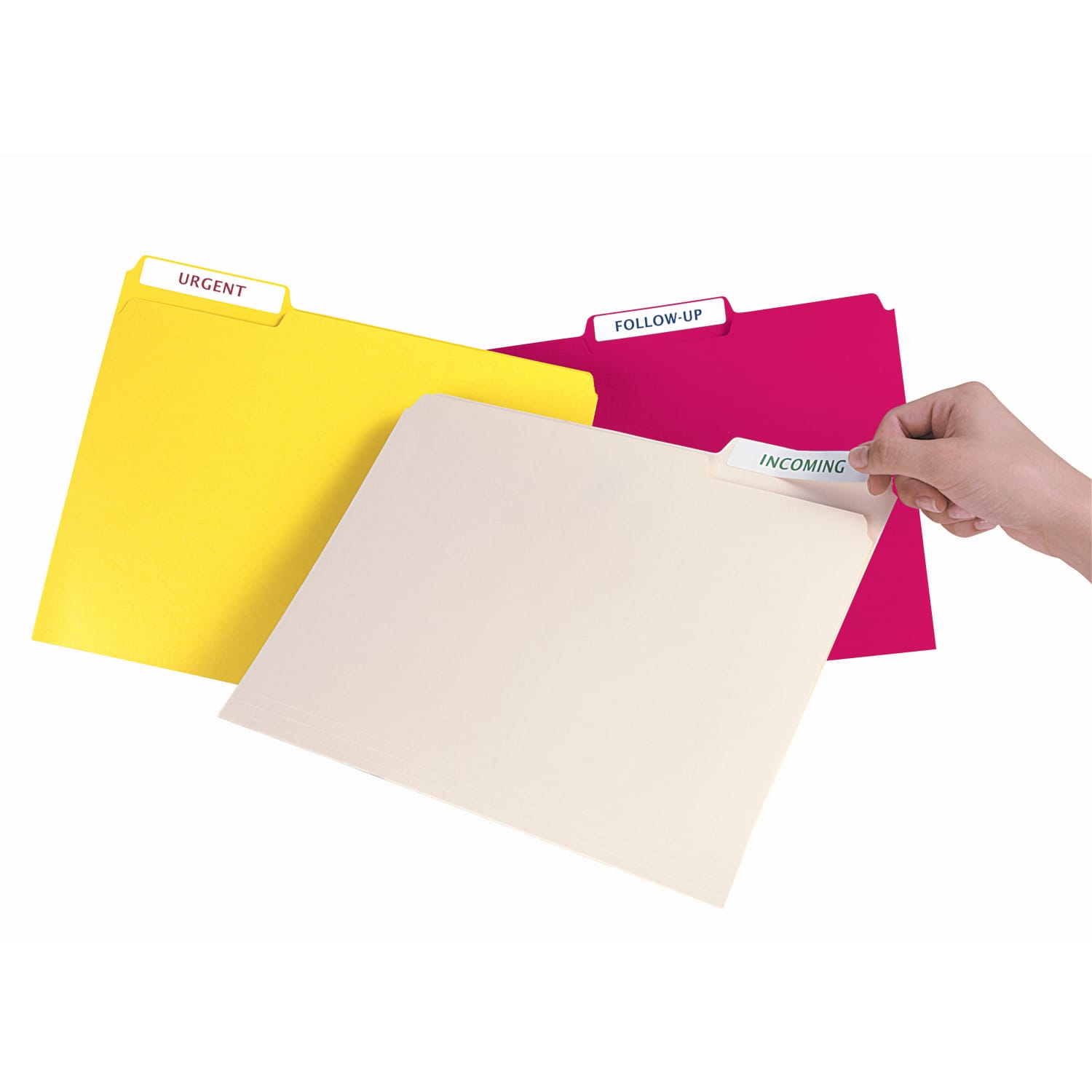 Avery Removable File Folder Labels, Inkjet, 8066, 2/3in x 3 7/16in, White, Pack Of 750 - Image 3
