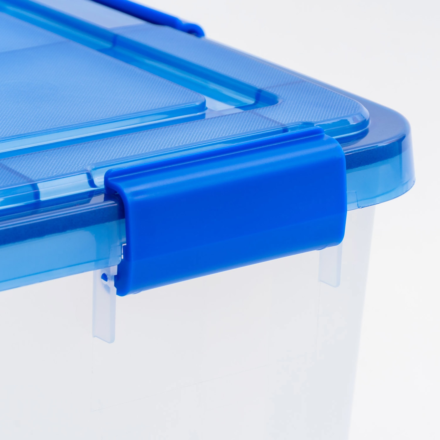Iris Ultimate Weatherpro Storage Boxes, 19-3/4inL x 16-3/16inW x 10-1/4inH, 26.5 Qt, Clear, Set of 4 - Image 5