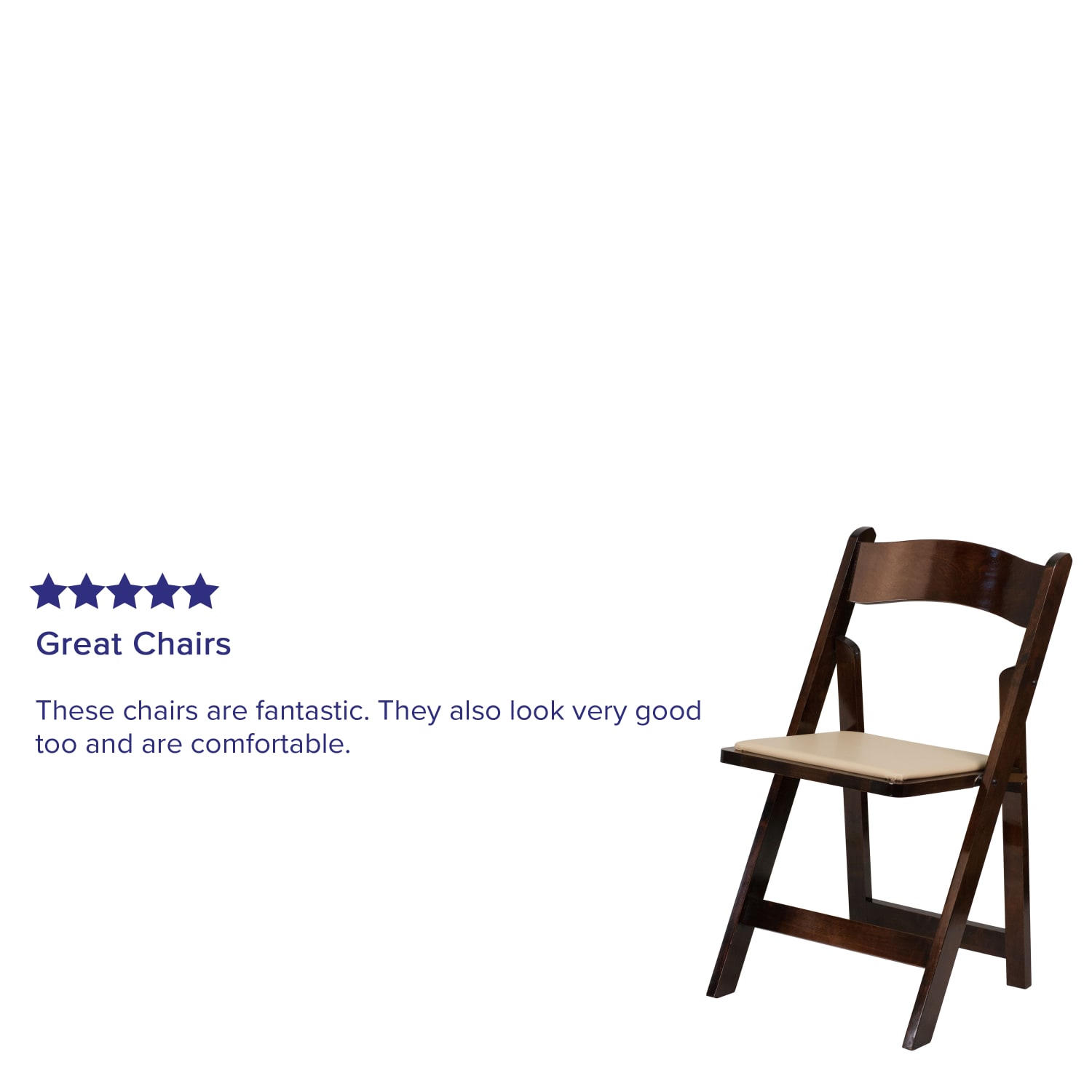 Flash Furniture HERCULES Series Wood Folding Chairs, Fruitwood, Pack Of 4 Chairs - Image 6