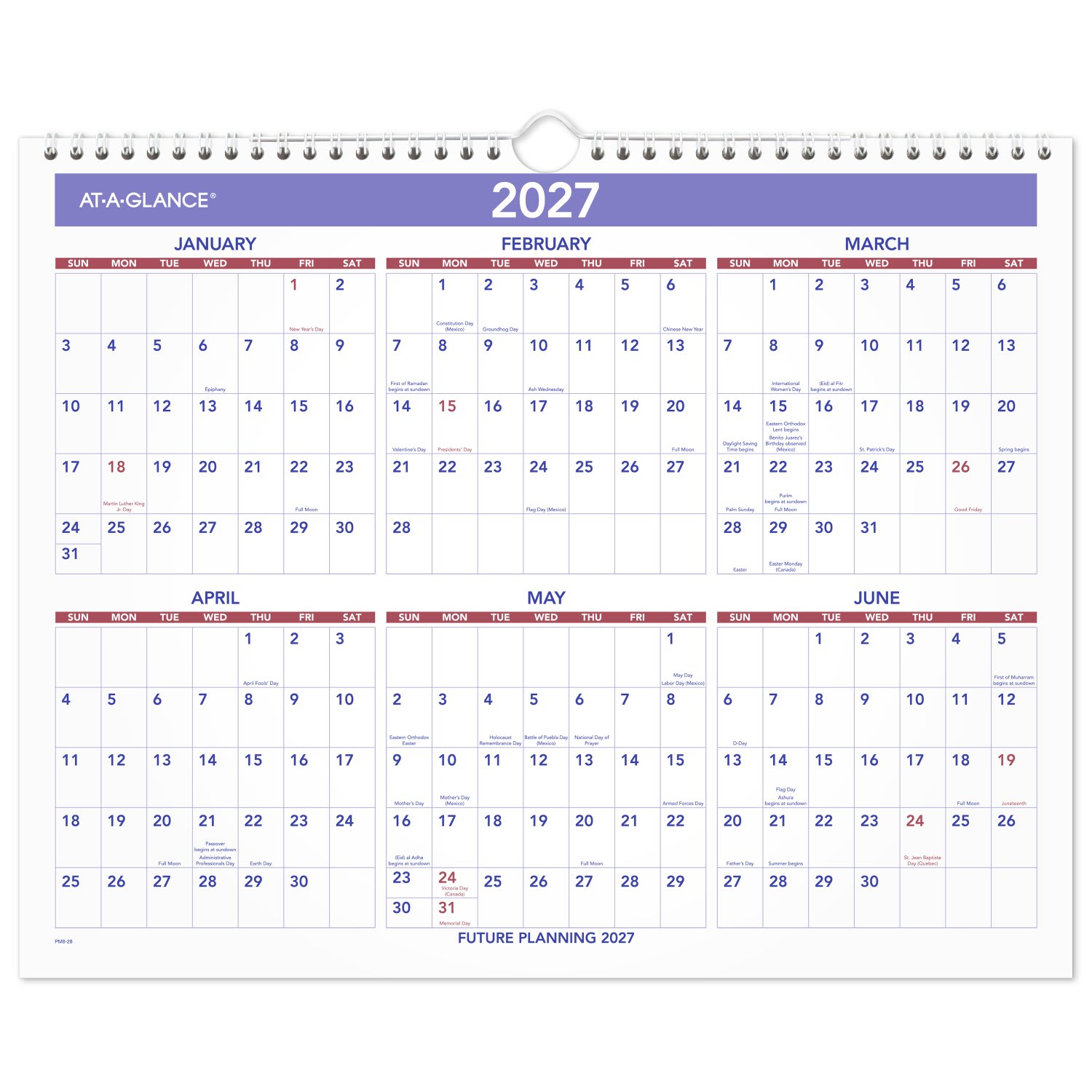 AT-A-GLANCE 2026 Monthly Wall Calendar, Medium, 15in x 12in - Image 6