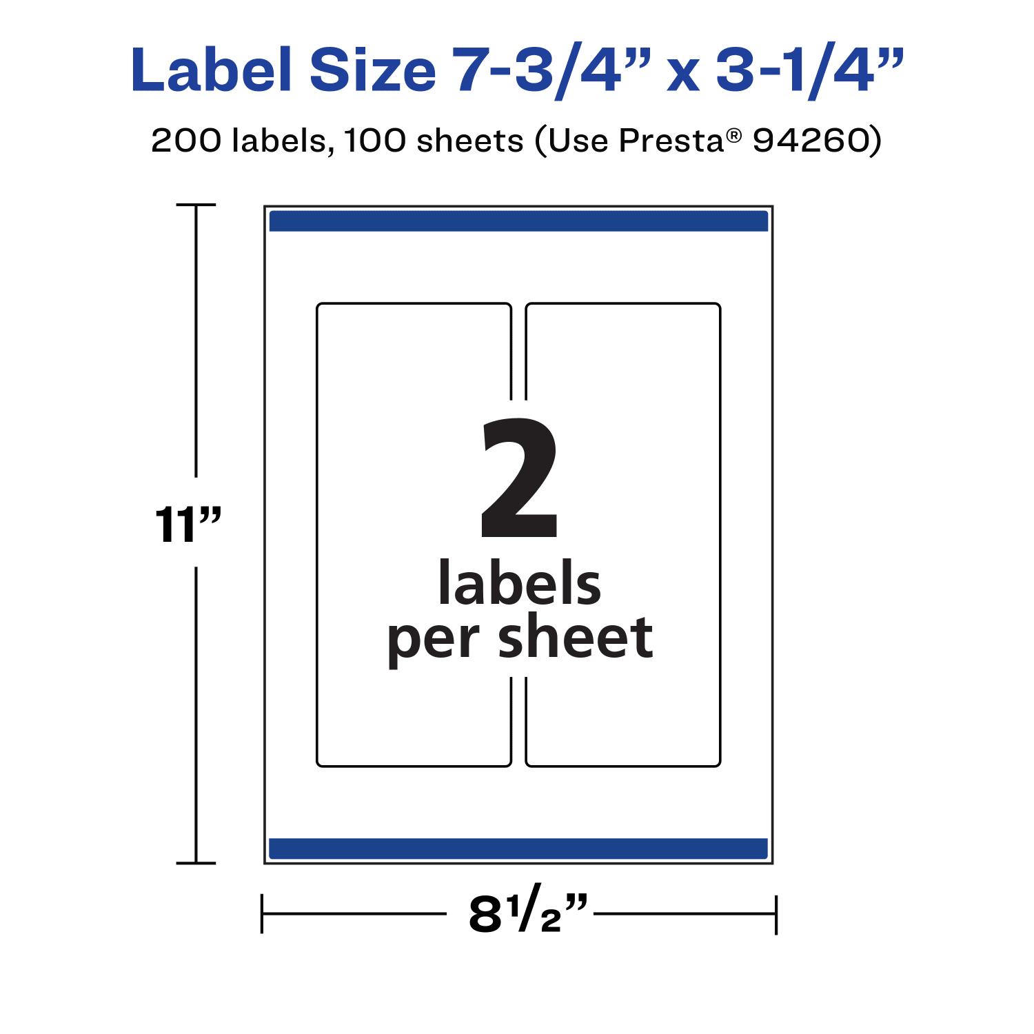 Avery Waterproof Permanent Labels With Sure Feed, 94260-WMF100, Rectangle, 7-3/4in x 3-1/4in, White, Pack Of 200 - Image 6