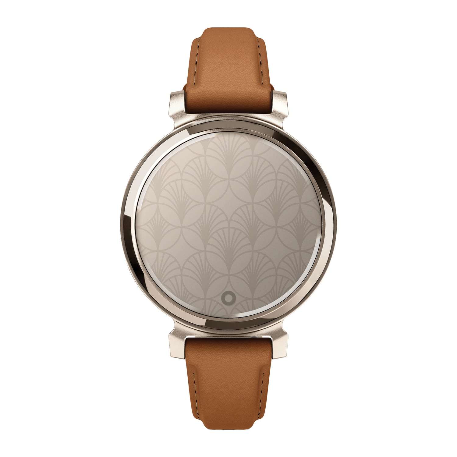 Garmin Lily 2 Classic Health And Fitness Smartwatch With Anodized Aluminum Bezel/Case And Leather Band, Cream Gold - Image 4