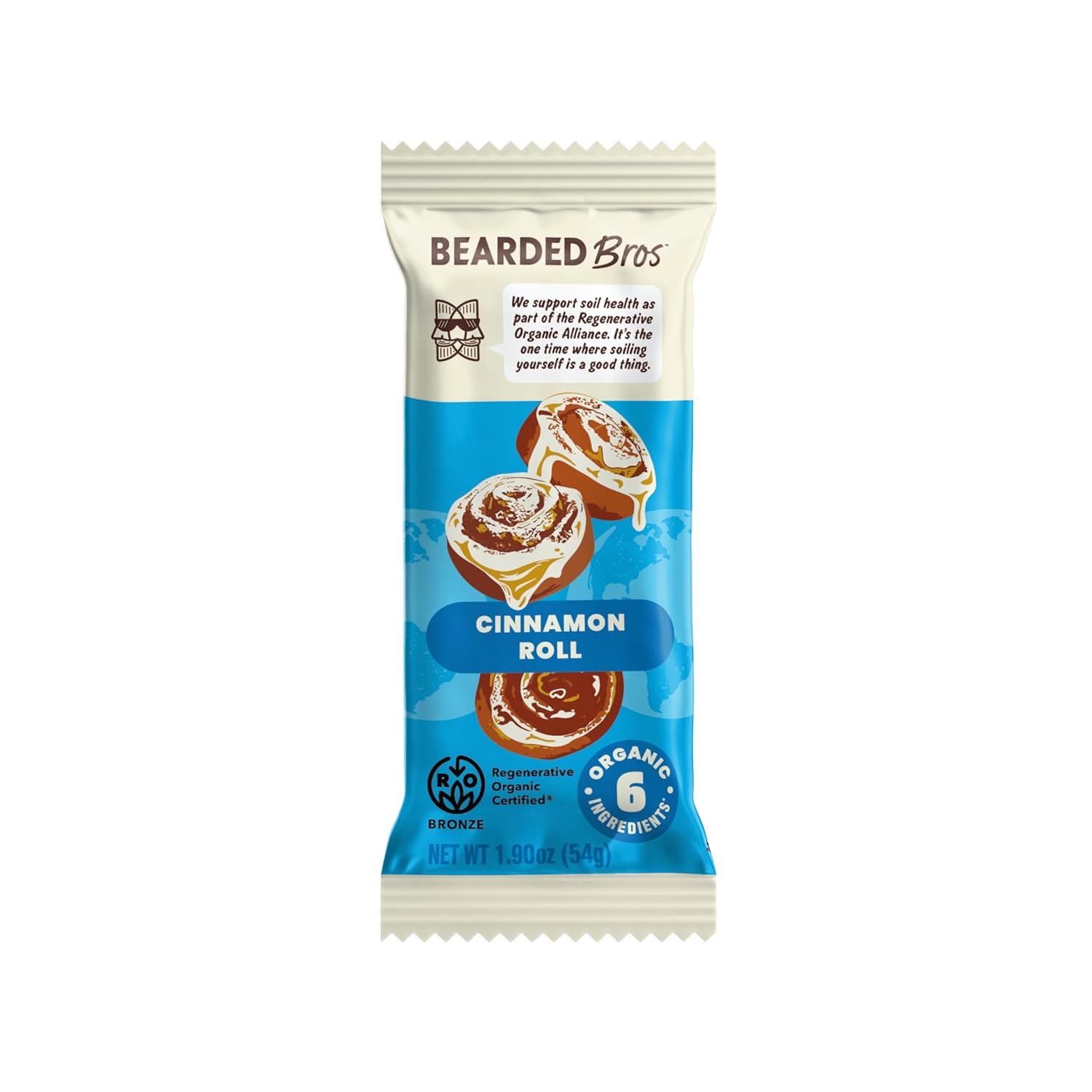 Bearded Brothers Cinnamon Roll Energy Bars, 1.9 Oz, Total Qty 10 - Image 3