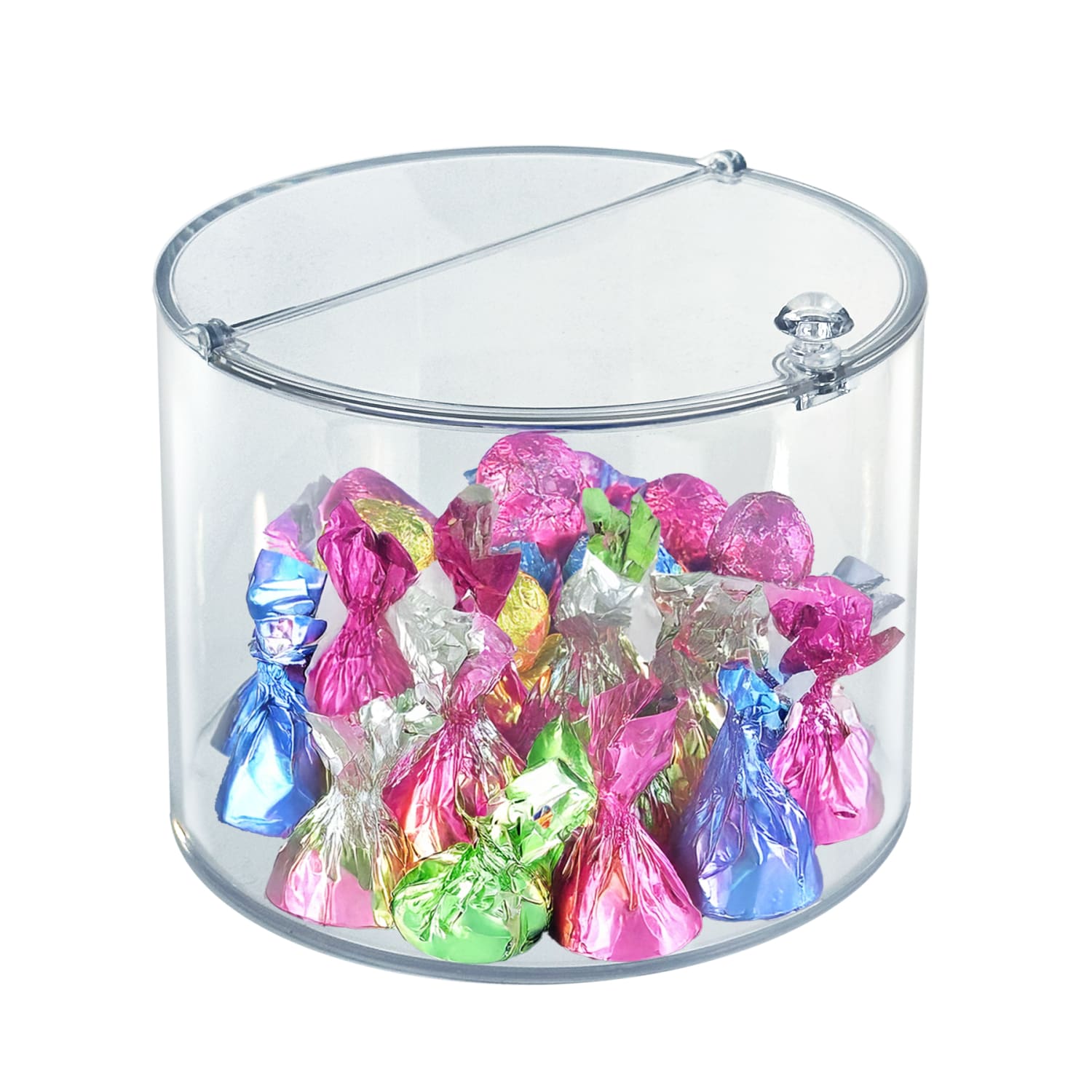 Azar Displays Round Candy Bin, 7-3/4in x 6-1/2in, Clear - Image 6