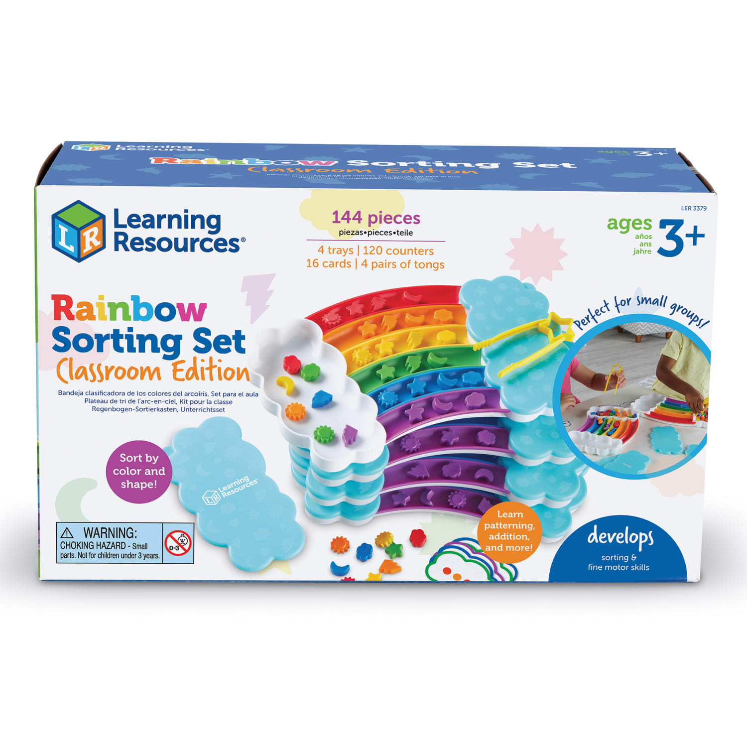 Learning Resources Rainbow Sorting Trays Classroom Edition - Image 4