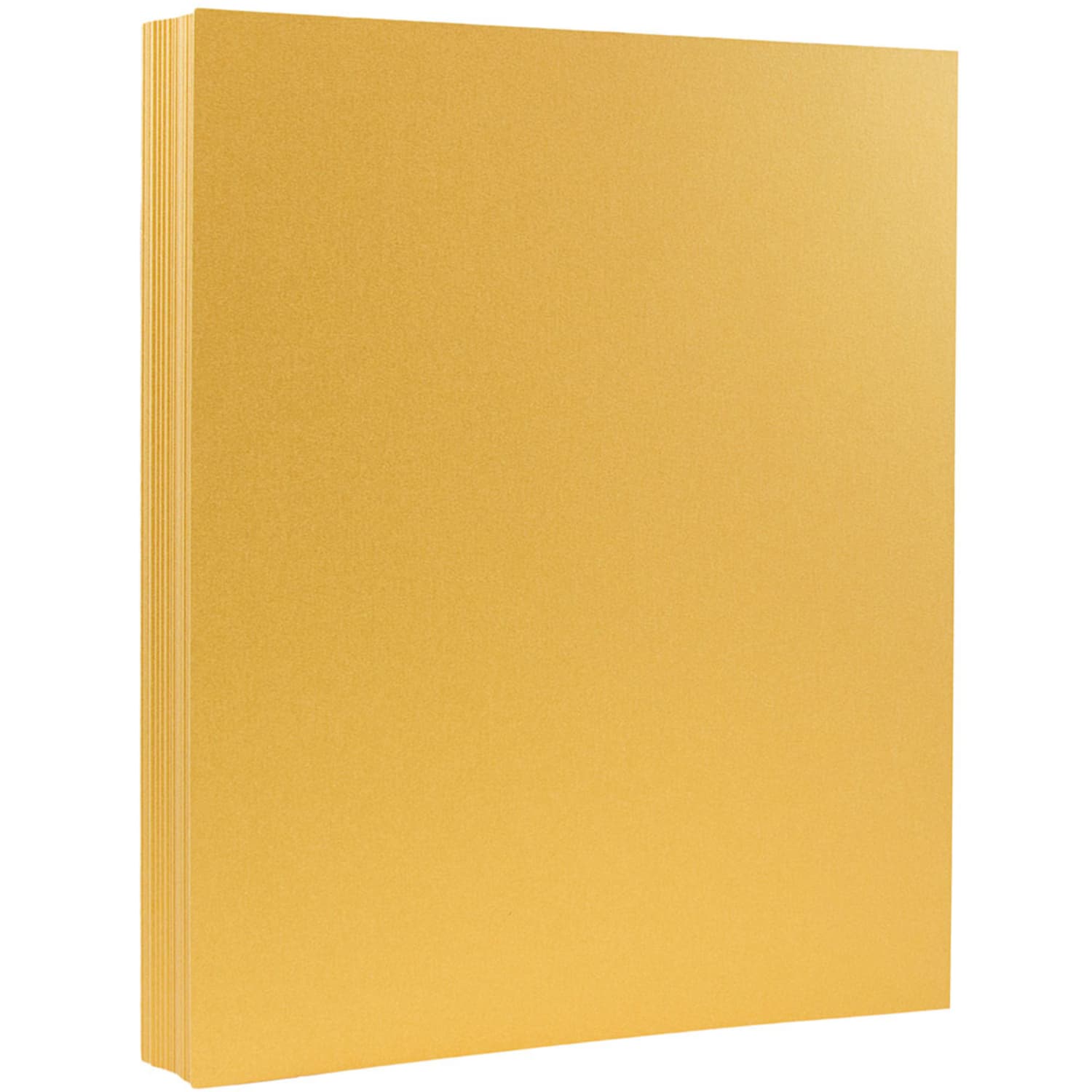 JAM Paper Printer Paper, Letter Size (8 1/2in x 11in), 32 Lb, Gold Metallic, Ream Of 25 Sheets - Image 3