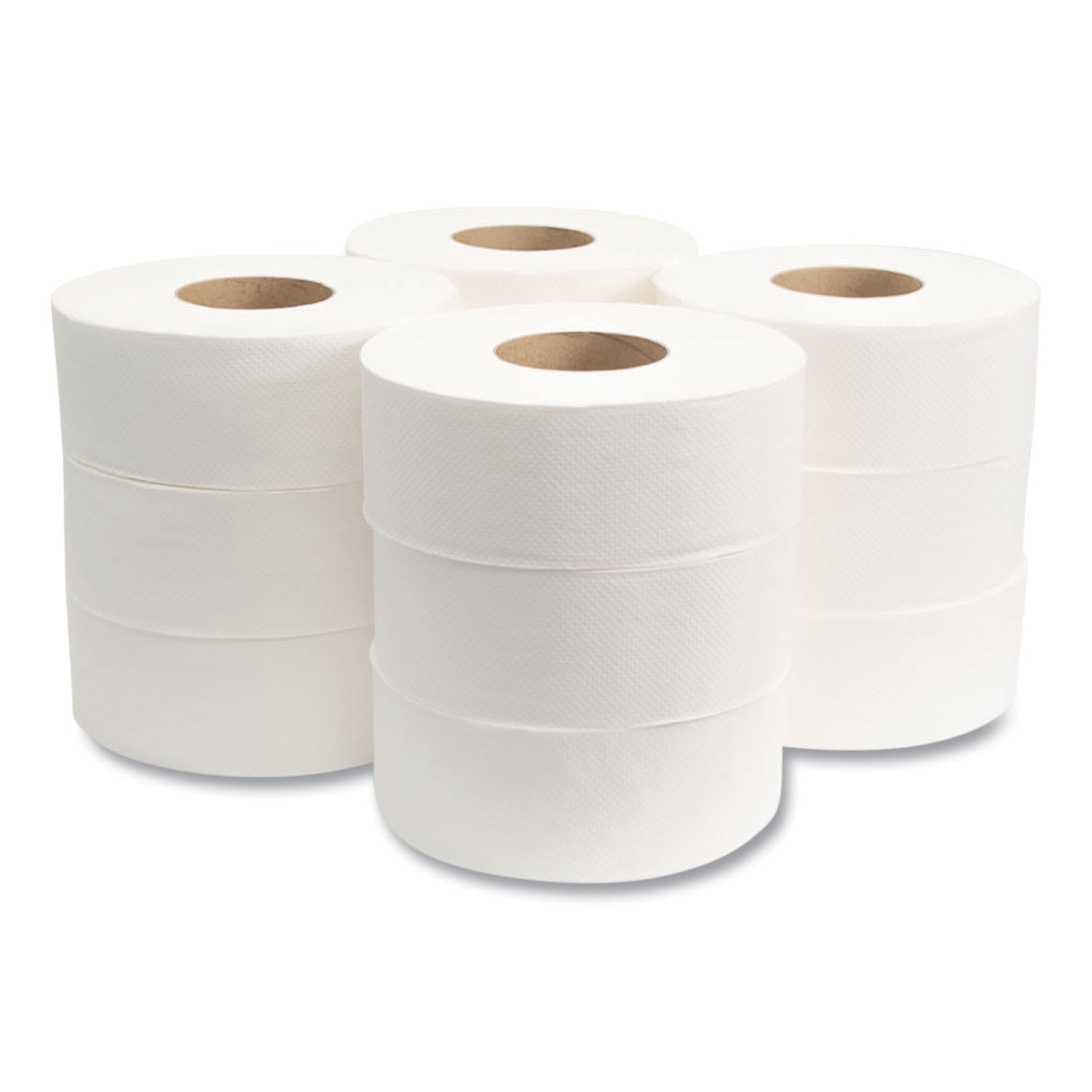 Morcon Tissue Jumbo Bath Tissue, Septic Safe, 2-Ply, White, 3.3in x 500 ft, 12/Carton - Image 5