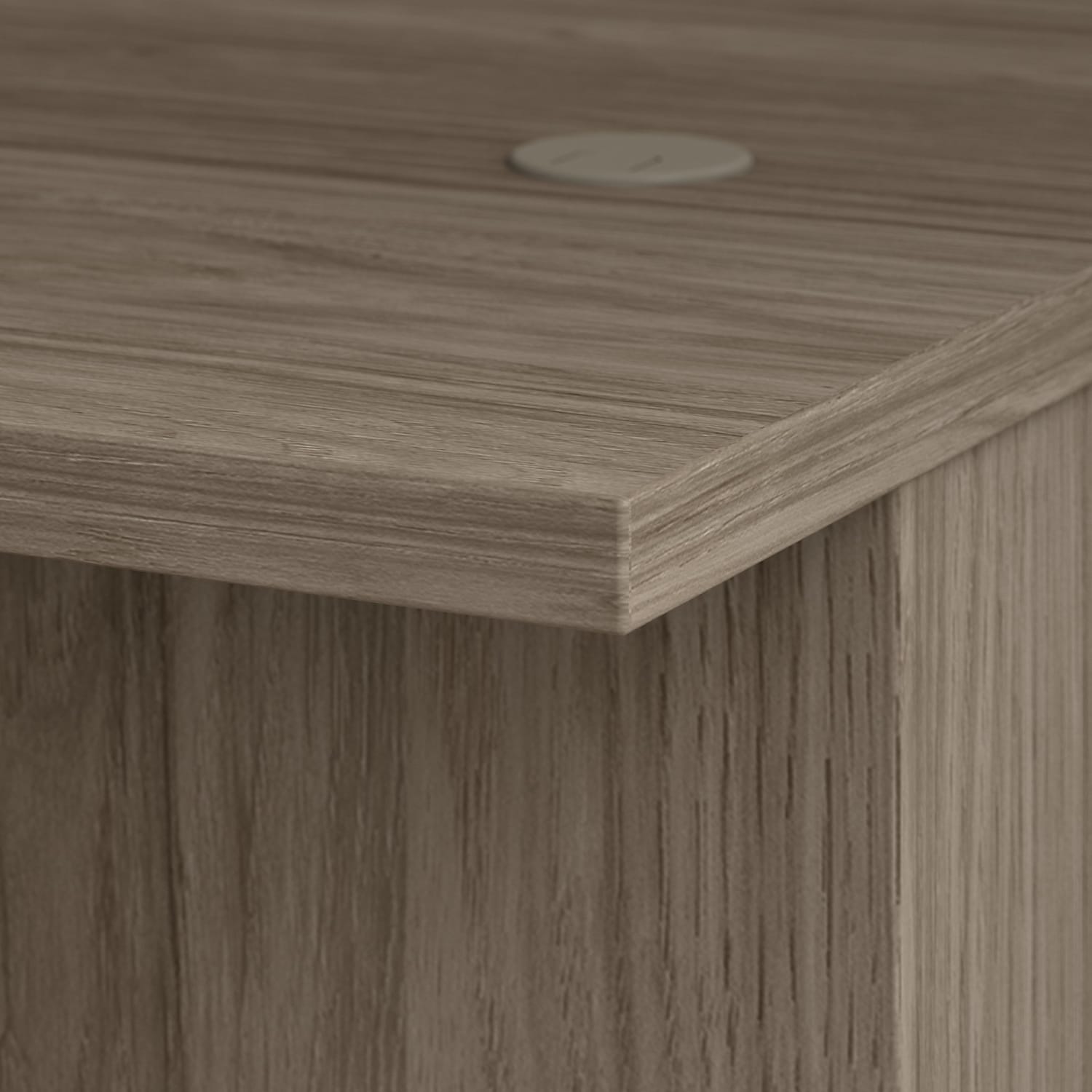 Bush Business Furniture Office 500 72inW Executive Computer Desk, Modern Hickory, Standard Delivery - Image 4