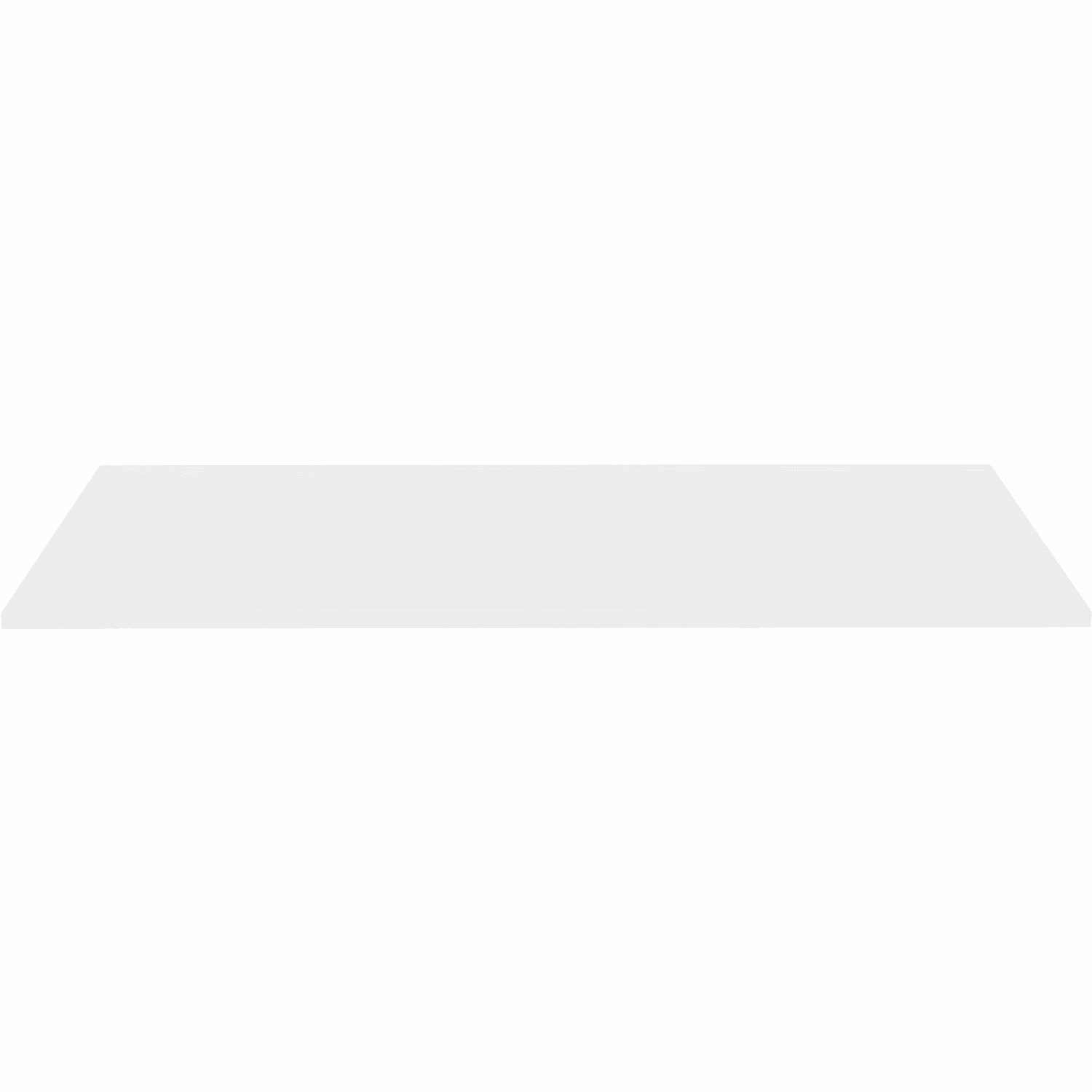 Lorell Multipurpose Tabletop - 30in Width x 66in Depth x 1in Thickness - Band Edge - White, Laminate Table Top - For Conference Table, Office - 1 Each - Image 3