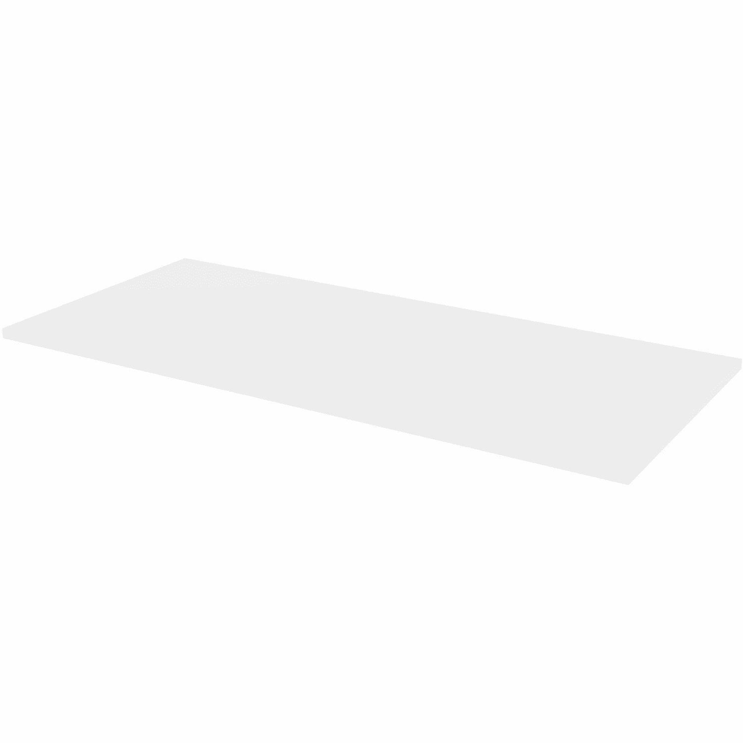 Lorell Multipurpose Tabletop - 30in Width x 66in Depth x 1in Thickness - Band Edge - White, Laminate Table Top - For Conference Table, Office - 1 Each - Image 5