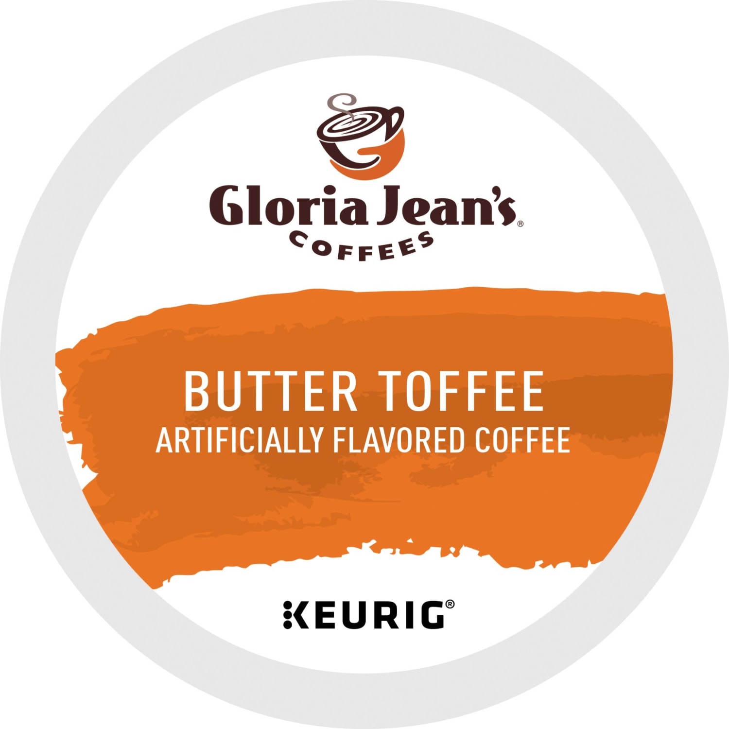 Gloria Jeans Coffees Single-Serve Coffee K-Cup Pods, Butter Toffee, Carton Of 24 - Image 4