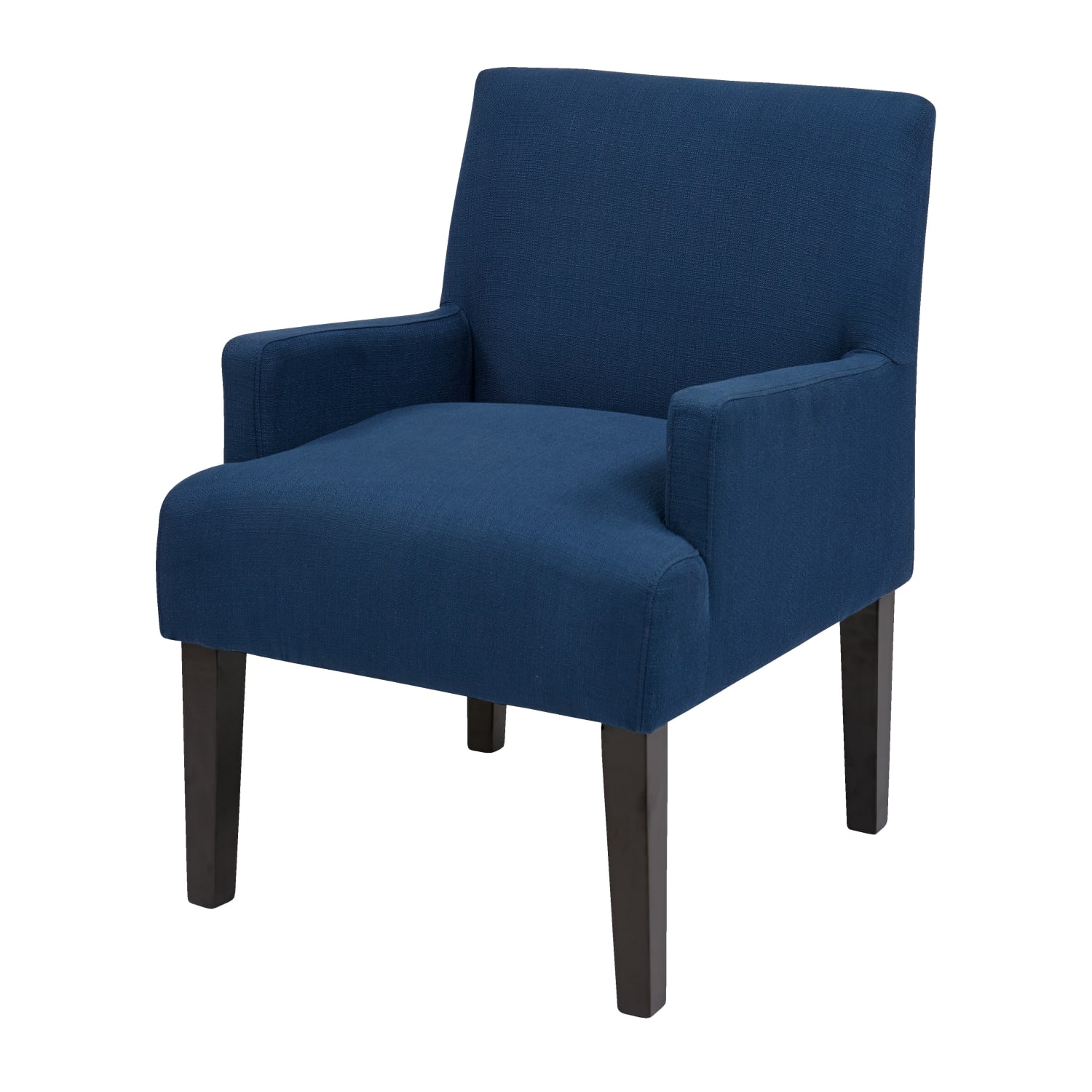 Ave Six Work Smart Main Street Guest Chair, Woven Indigo/Black - Image 4