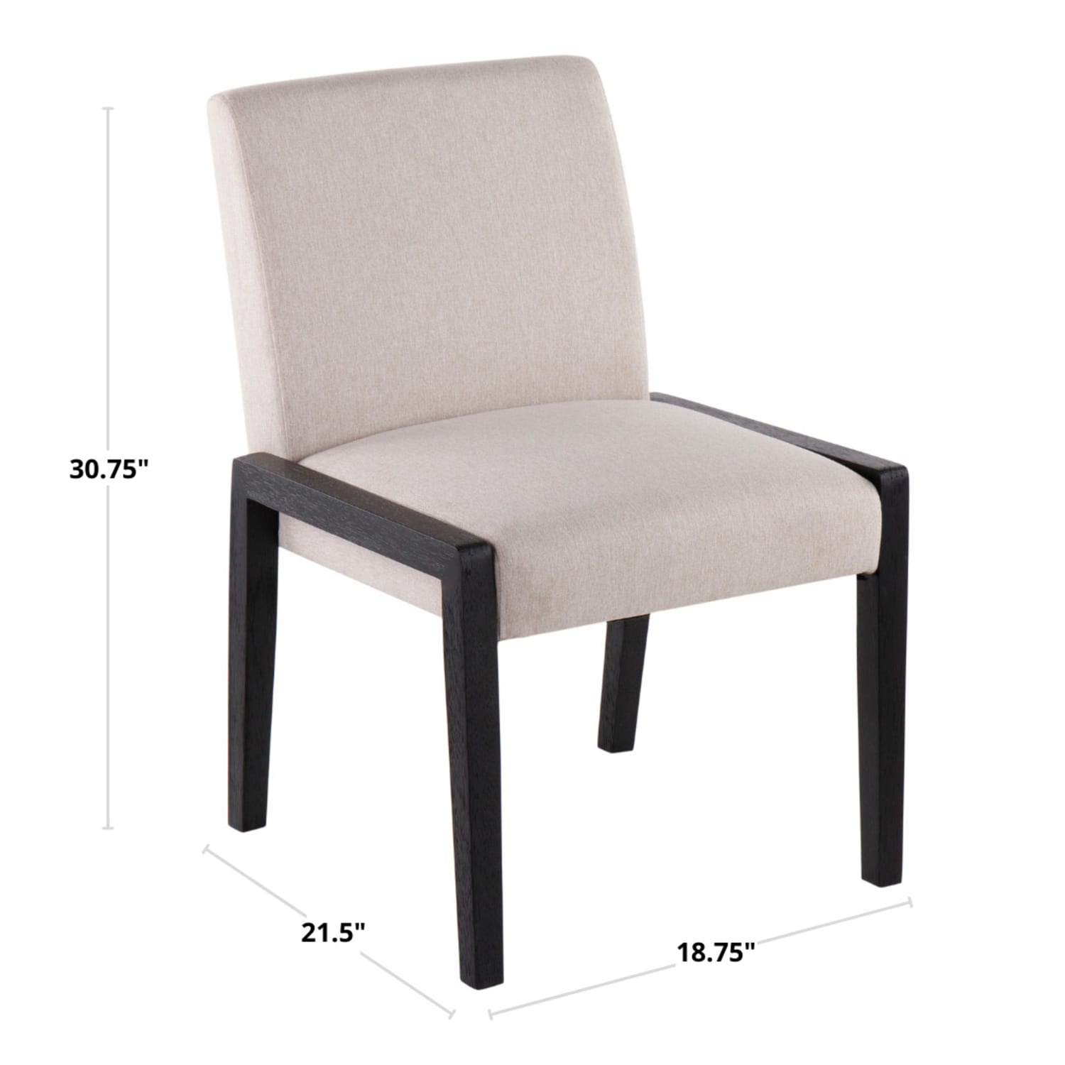 LumiSource Carmen Contemporary Dining Chairs White WashedGray Fabric Set Of 2 Chairs PopularChairscom LumiSource Carmen Contemporary Dining Chairs White WashedGray Fabric Set Of 2 Chairs PopularChairscom