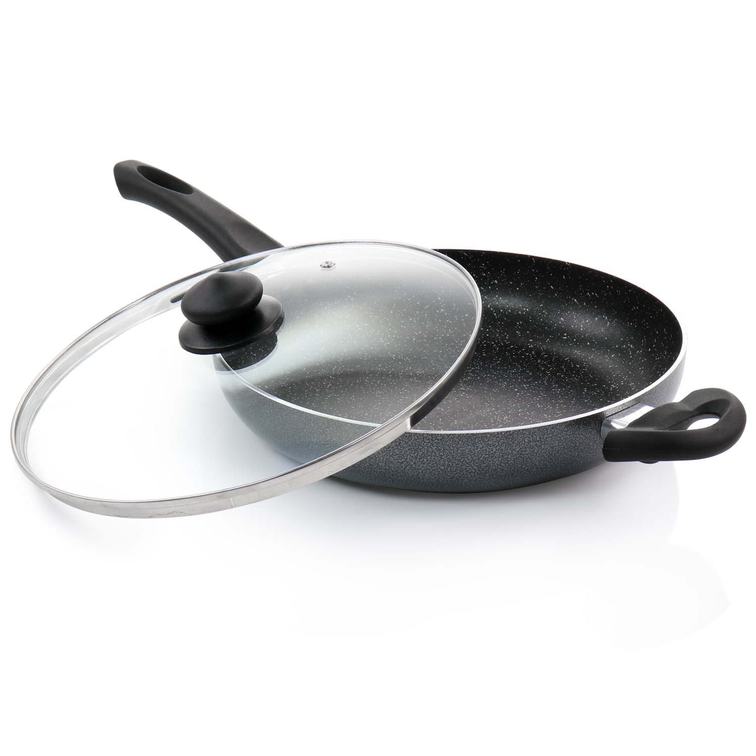 Oster Pallermo 3.5-Quart Aluminum Non-Stick Saute Pan, Charcoal - Image 6