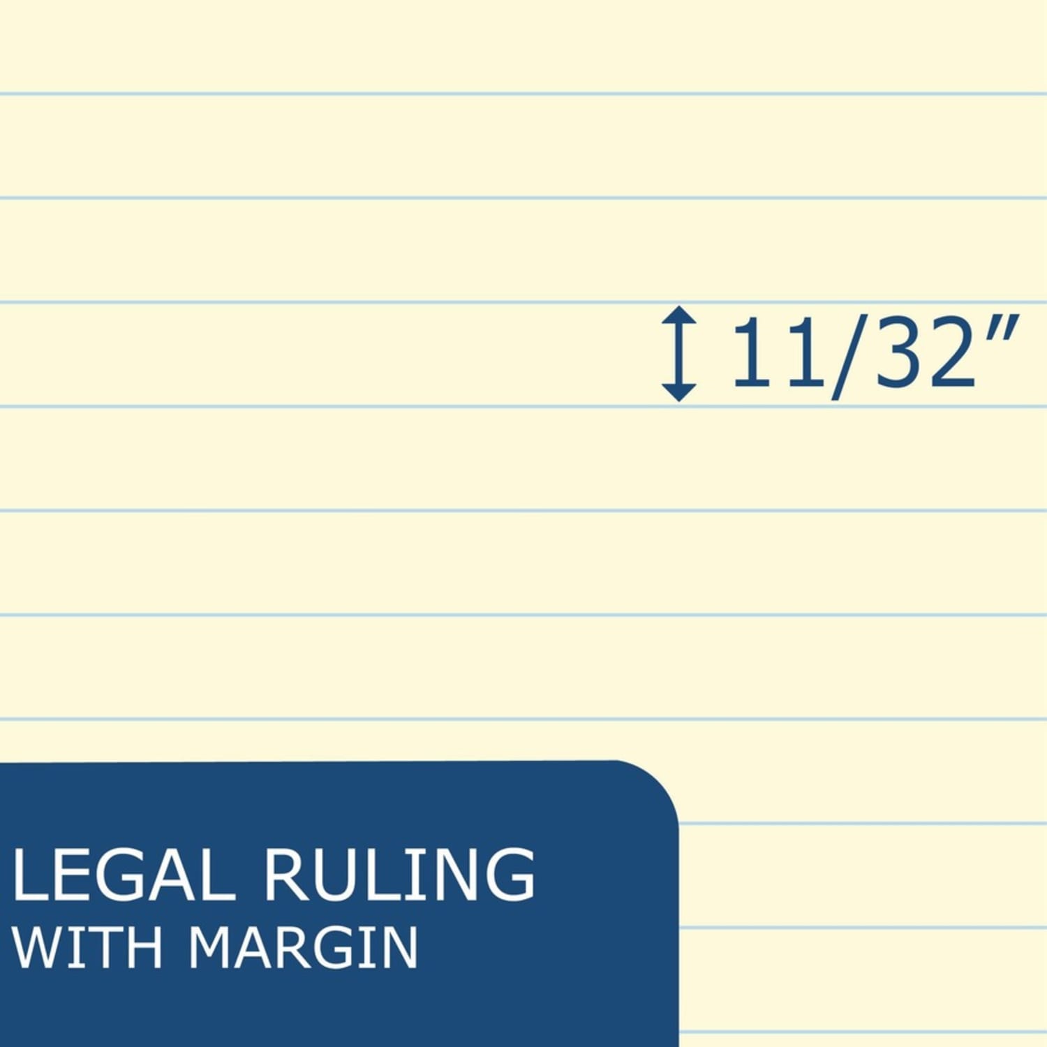 Roaring Spring Legal Pads, 40 Sheets, 8 1/2in x 11 3/4in, 30% Recycled,Canary, Pack Of 12 - Image 5