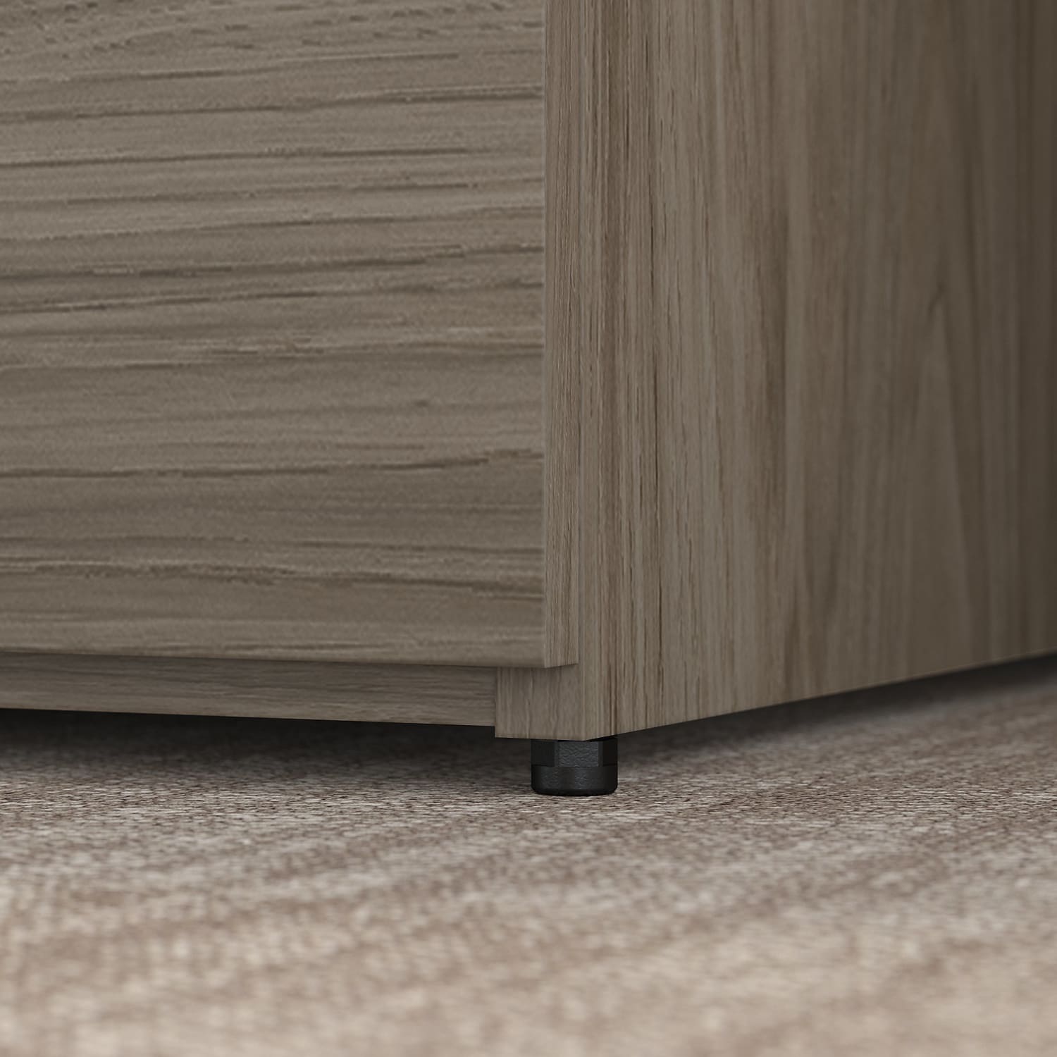Bush Business Furniture Office 500 35-2/3inW x 23-1/3inD Lateral 2-Drawer File Cabinet, Modern Hickory, Standard Delivery - Partially Assembled - Image 6