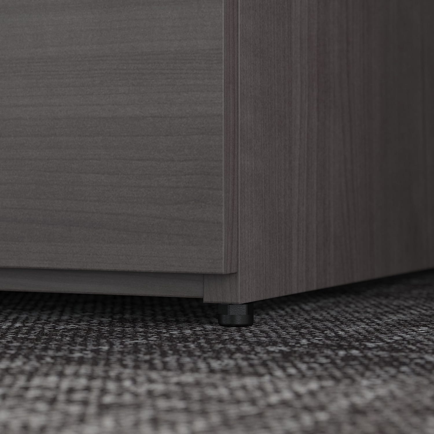Bush Business Furniture Office 500 35-2/3inW x 23-1/3inD Lateral 2-Drawer File Cabinet, Storm Gray, Standard Delivery - Partially Assembled - Image 6