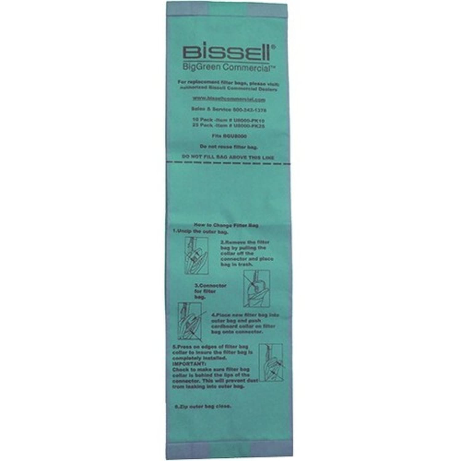 BigGreen Replacement Vacuum Bag - 25 Pack - Blue - Image 3
