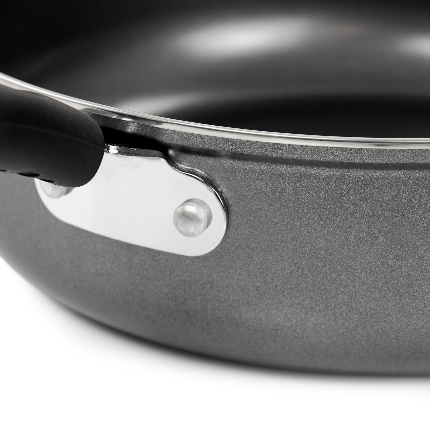 Gibson Everyday Highberry Aluminum Non-Stick Chicken Fryer, 11in, Gray - Image 3