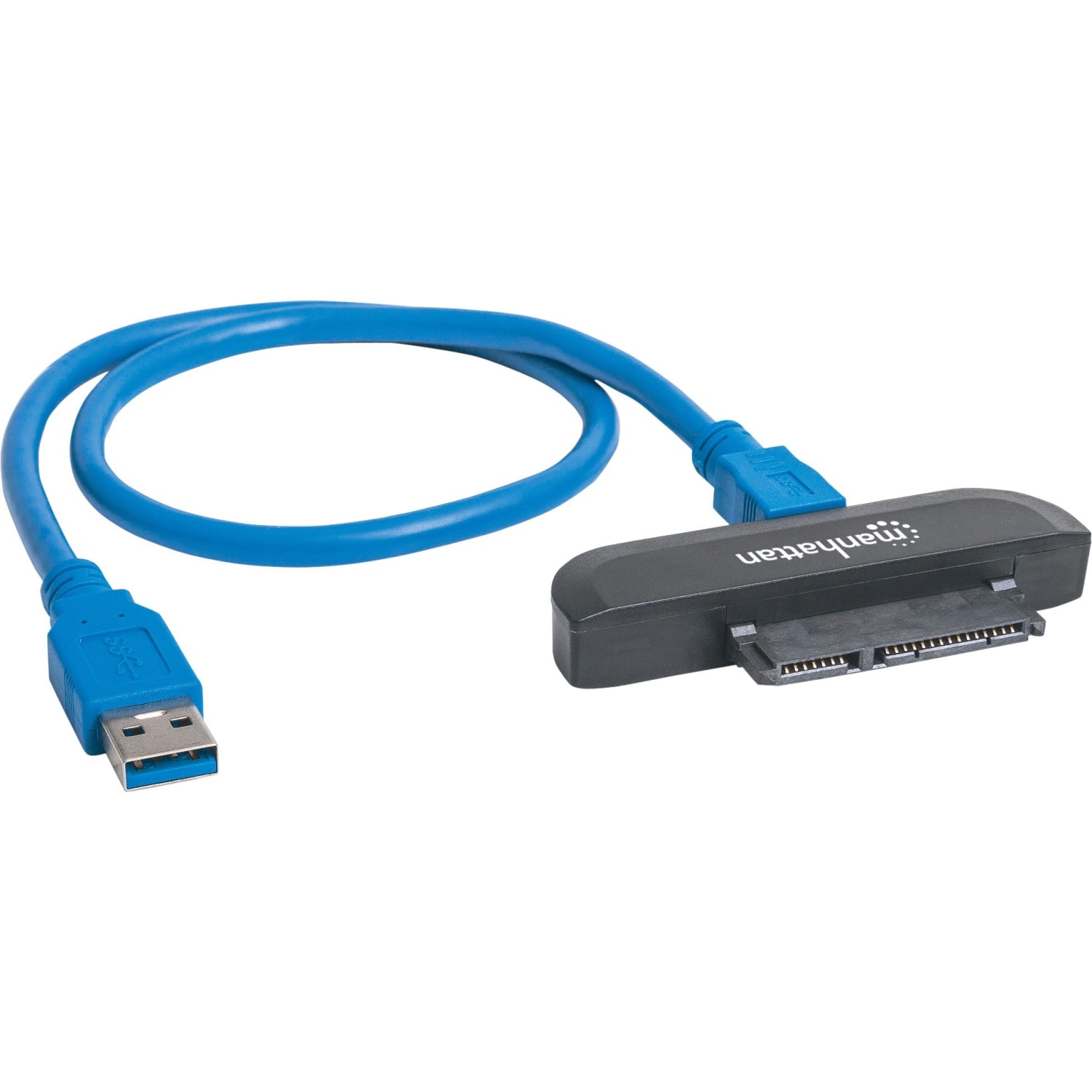 Manhattan USB-A to SATA 2.5in Adapter Cable, 42cm, Male to Male, 5 Gbps (USB 3.2 Gen1 aka USB 3.0), Supports 48-bit LBA, SuperSpeed USB, Three Year Warranty, Blister - Storage controller - SATA 6Gb/s - USB 3.0 - Image 4